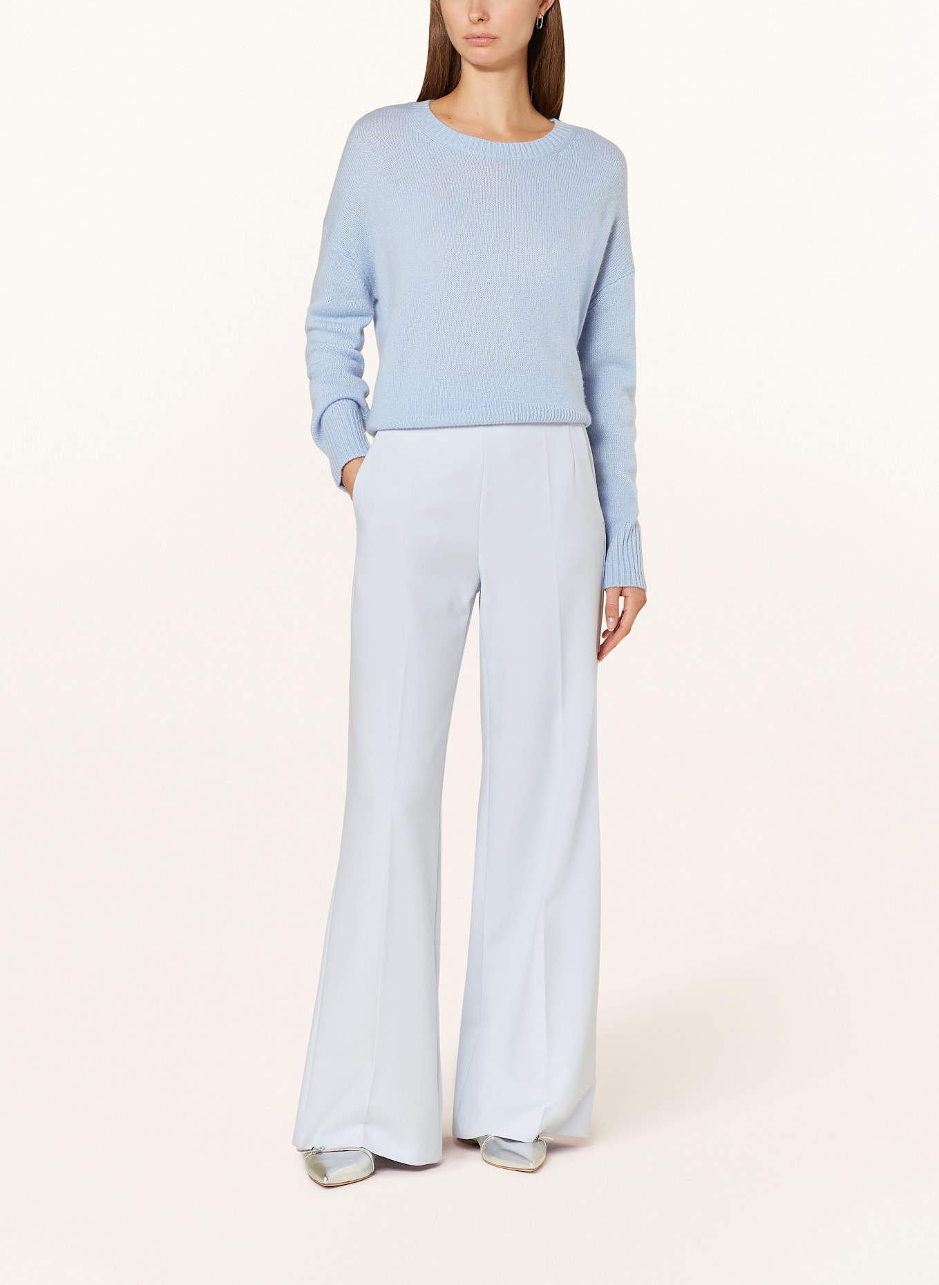 lilienfels Cashmere-Pullover: HELLBLAU