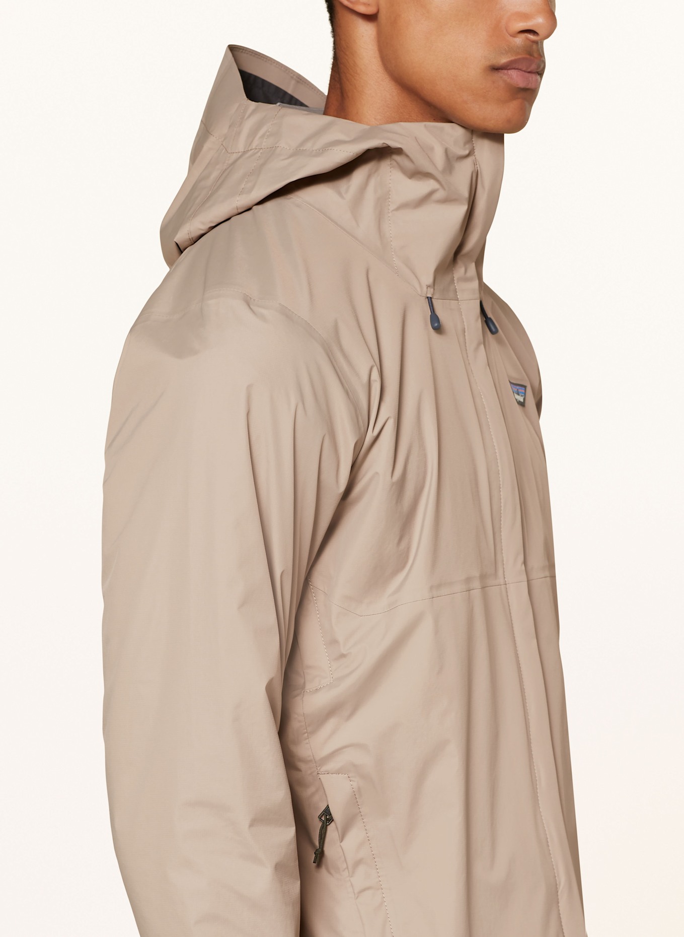 patagonia Outdoor jacket TORRENTSHELL, Color: BEIGE (Image 5)