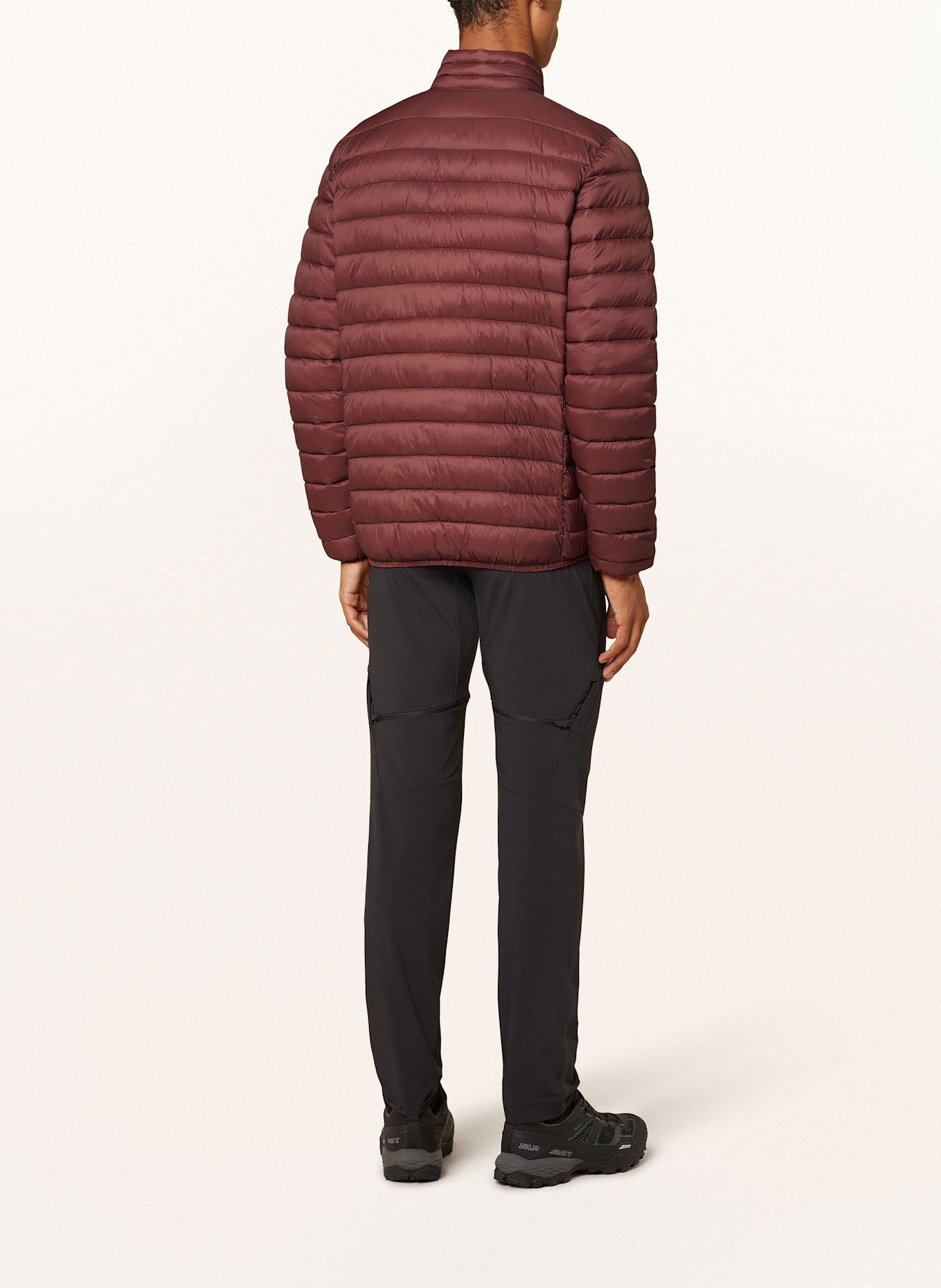 me°ru' Steppjacke WESTON: DUNKELROT