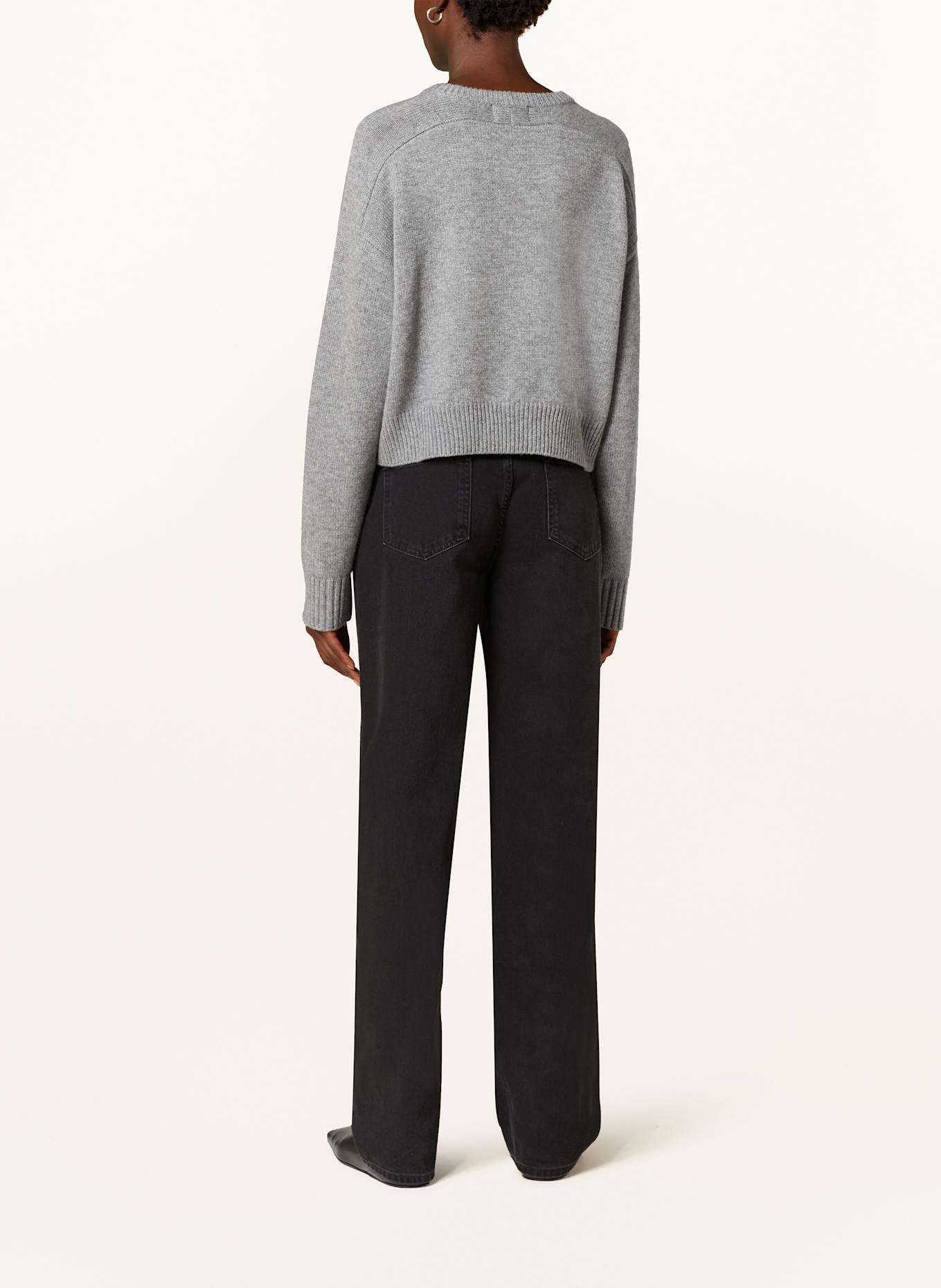 LOULOU DE SAISON Oversized-Pullover BRUZZI: GRAU