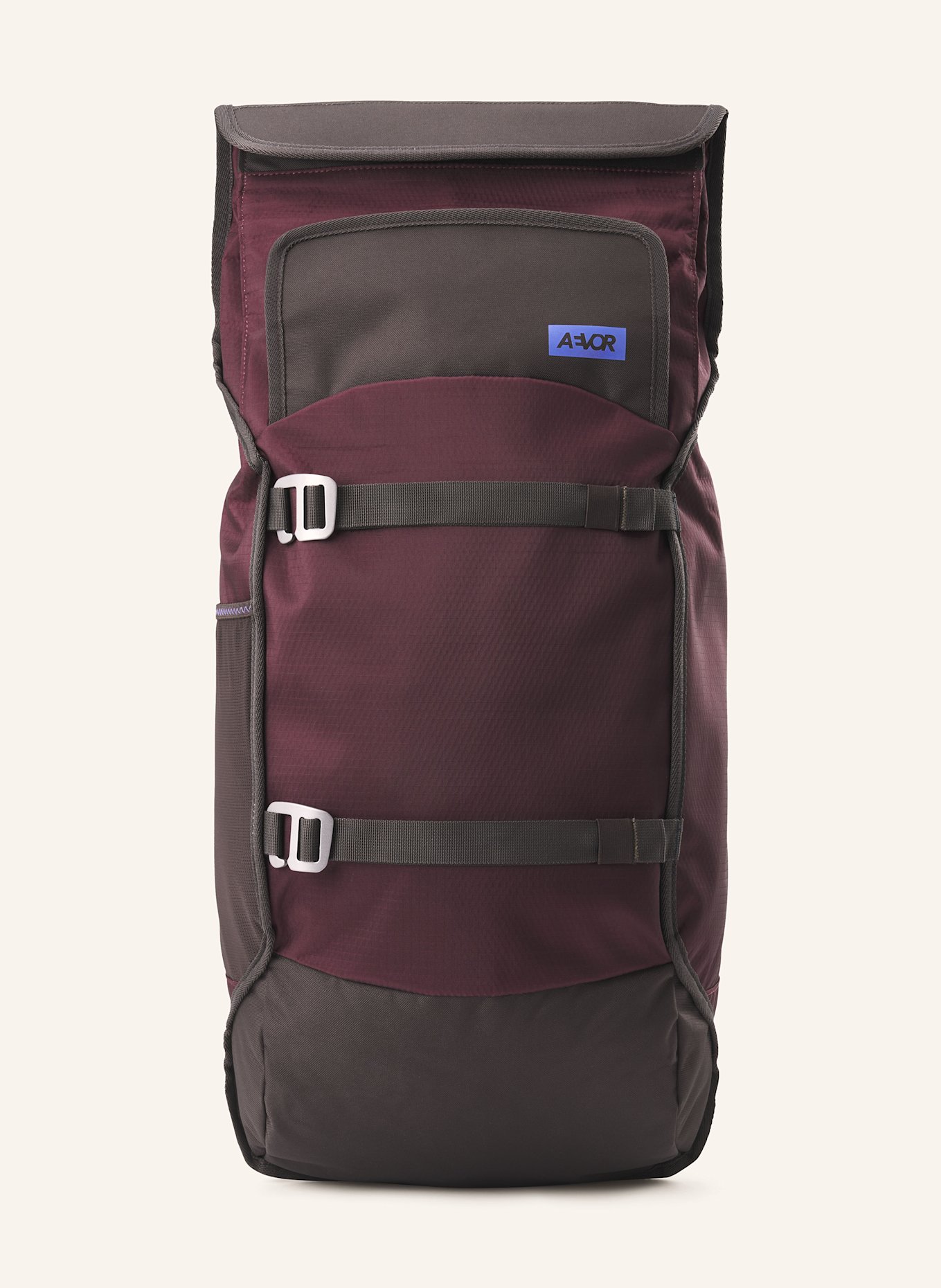 AEVOR Plecak TRIP PACK 26 l z kieszenią na laptop: CIEMNOCZERWONY / CIEMNOBRĄZOWY