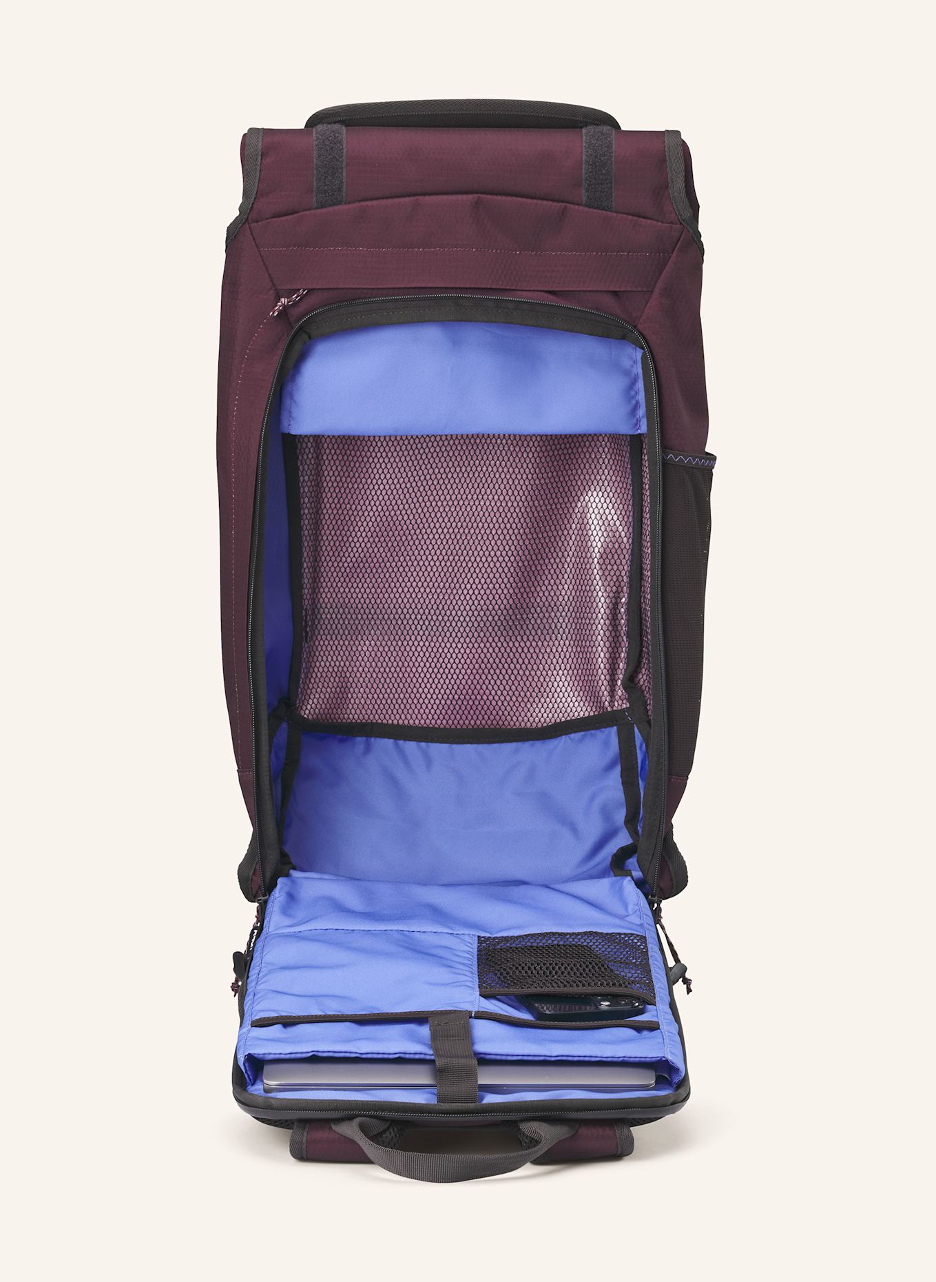 AEVOR Plecak TRIP PACK 26 l z kieszenią na laptop: CIEMNOCZERWONY / CIEMNOBRĄZOWY