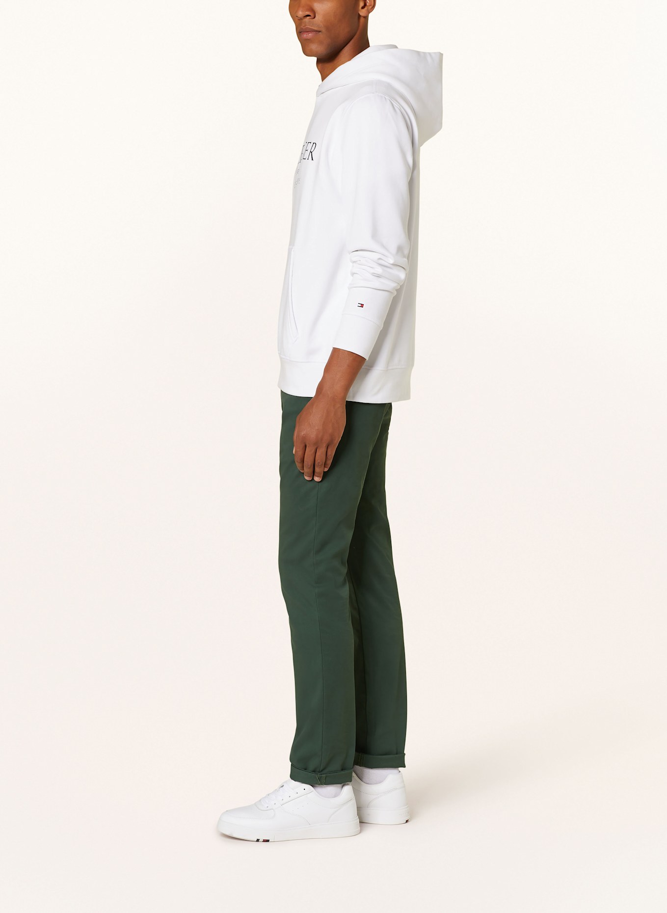 TOMMY HILFIGER Chinos BLEECKER slim fit, Color: DARK GREEN (Image 4)