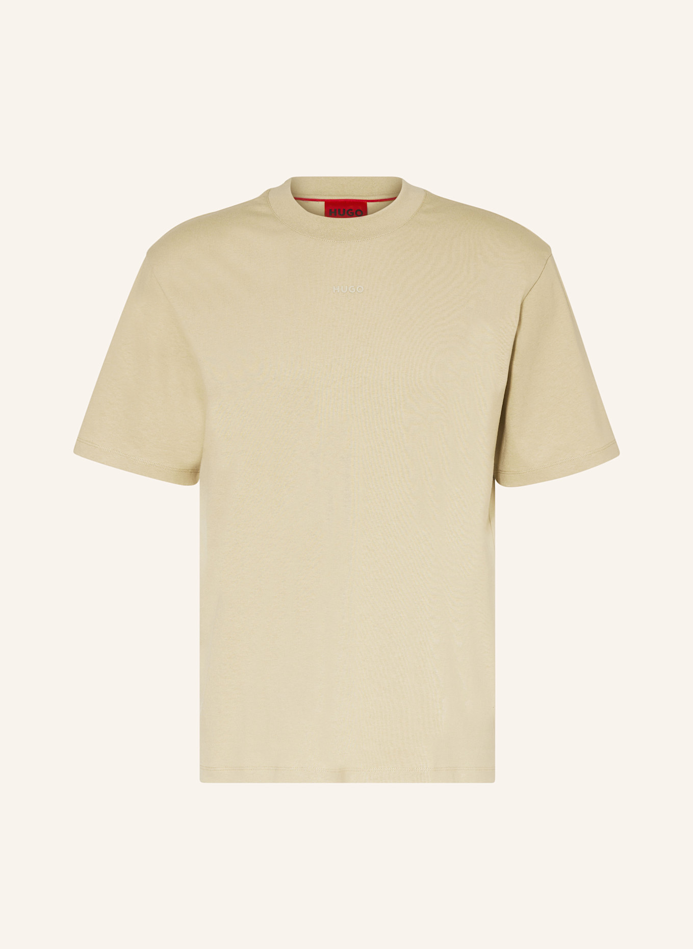 HUGO T-shirt DAPOLINO: MARRON CLAIR