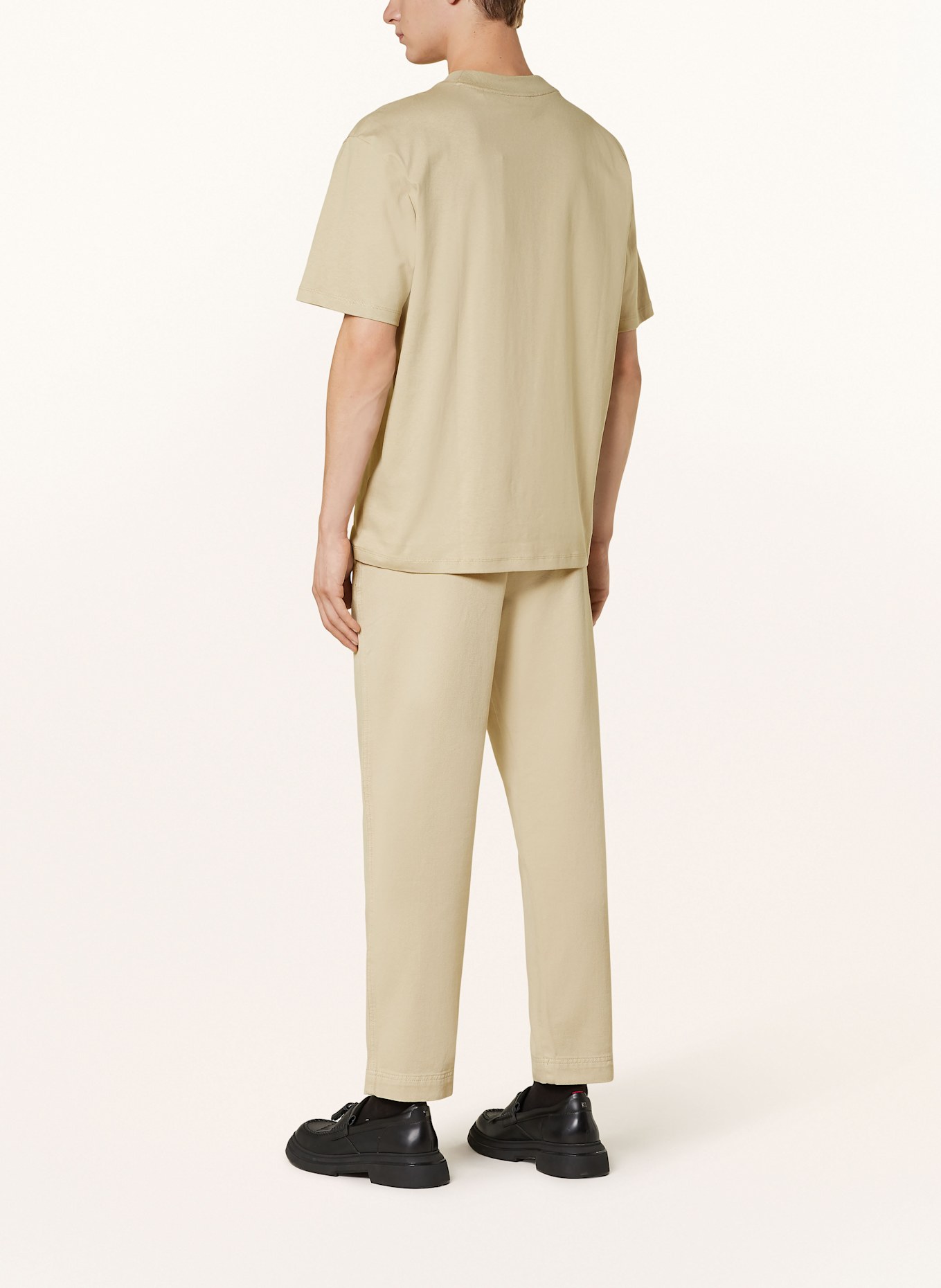 HUGO T-shirt DAPOLINO: MARRON CLAIR