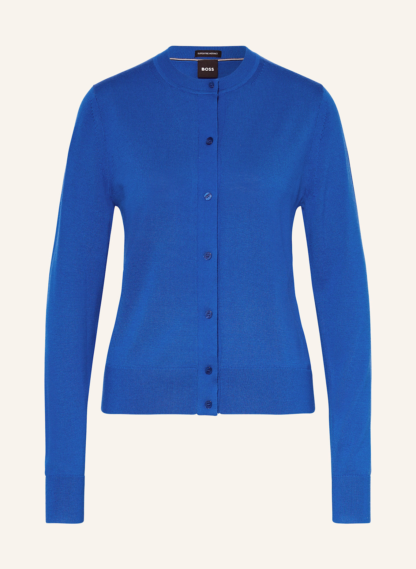 BOSS Cardigan FADENASI, Color: BLUE (Image 1)