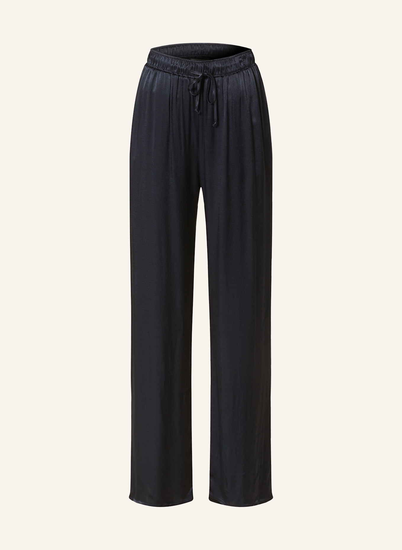 lilienfels Satin pants: DARK BLUE