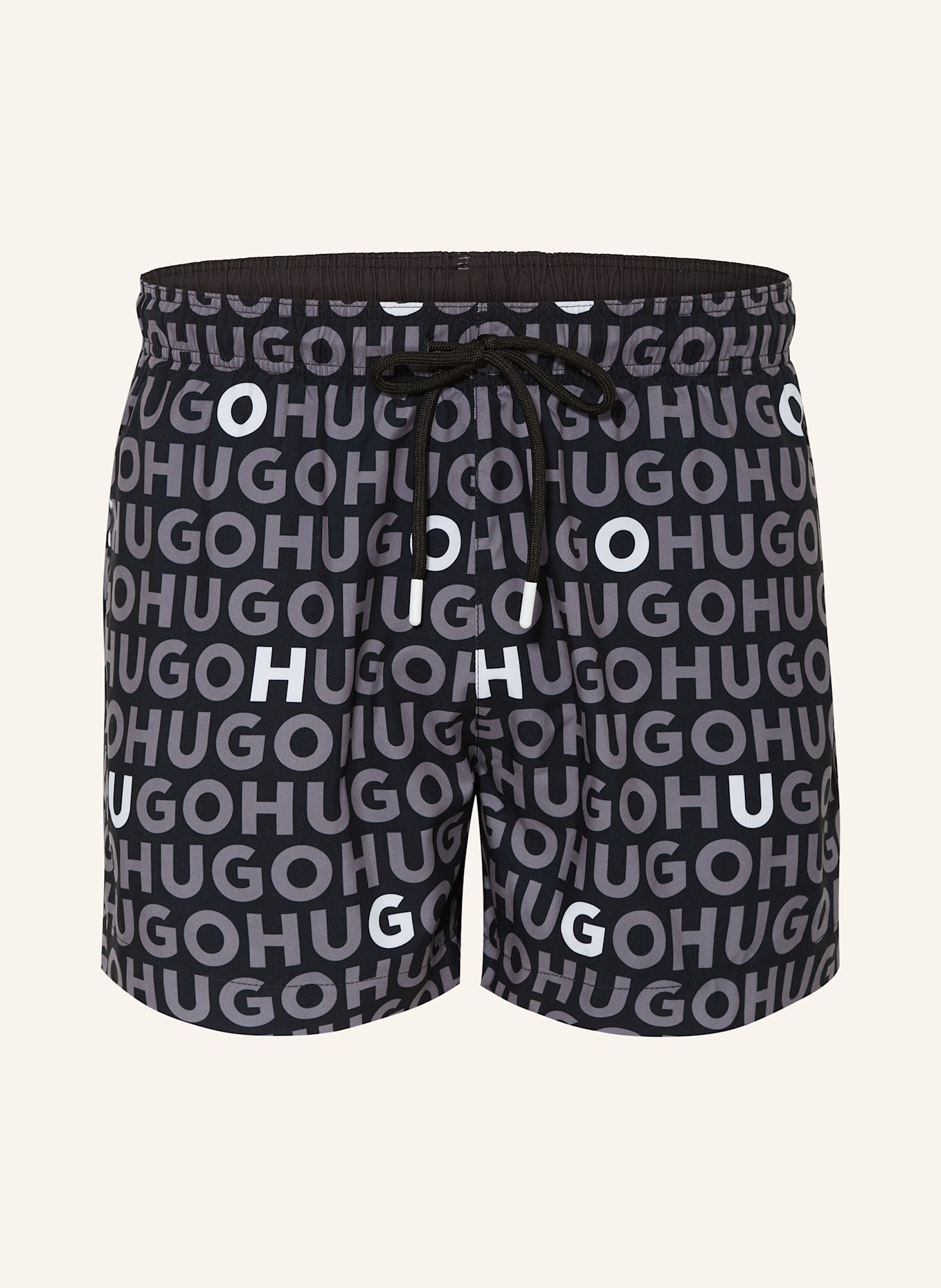 HUGO Swim shorts TORTUGA, Color: BLACK/ WHITE (Image 1)