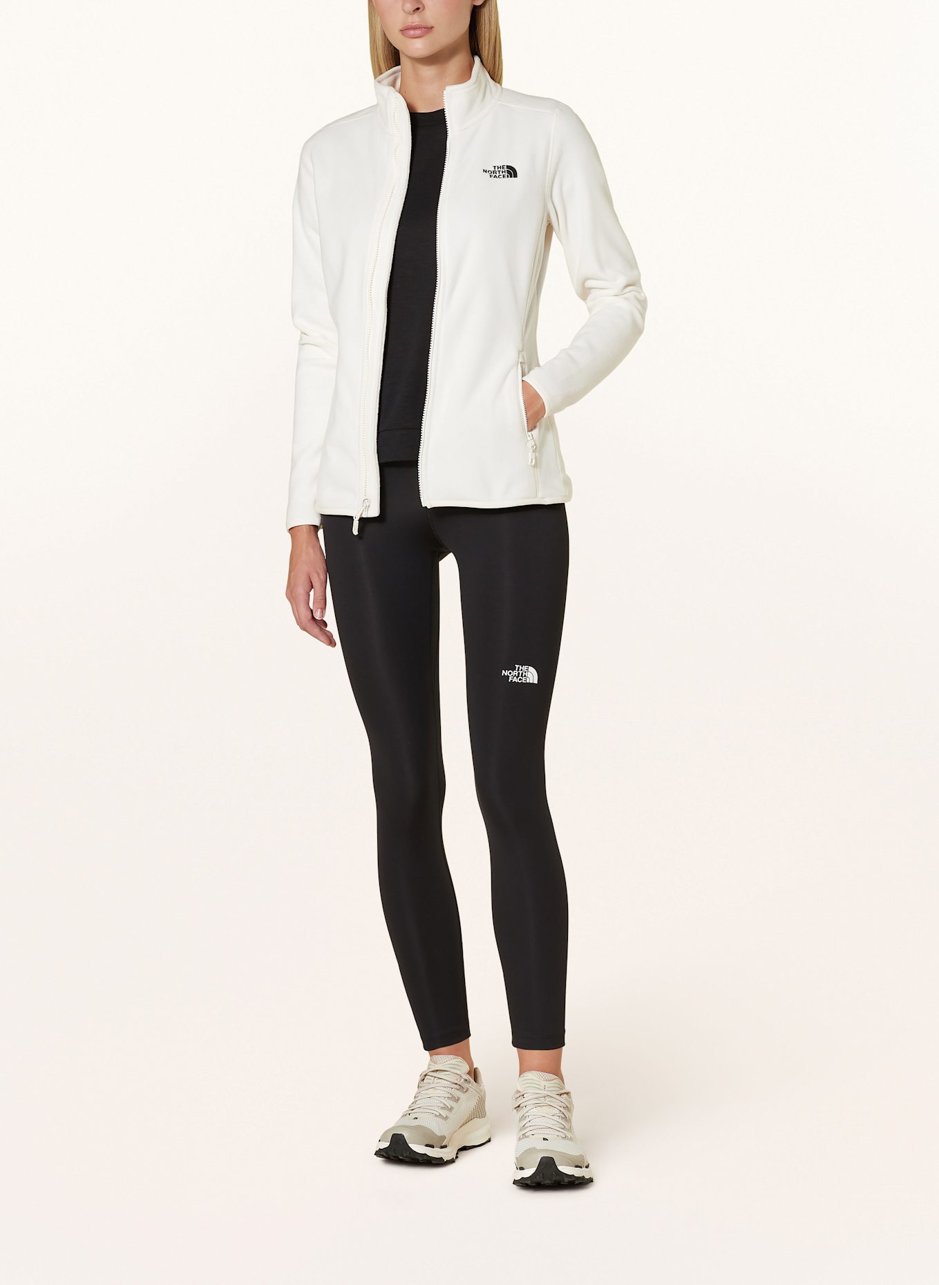 THE NORTH FACE Fleece jacket 100 GLACIER, Color: ECRU (Image 2)