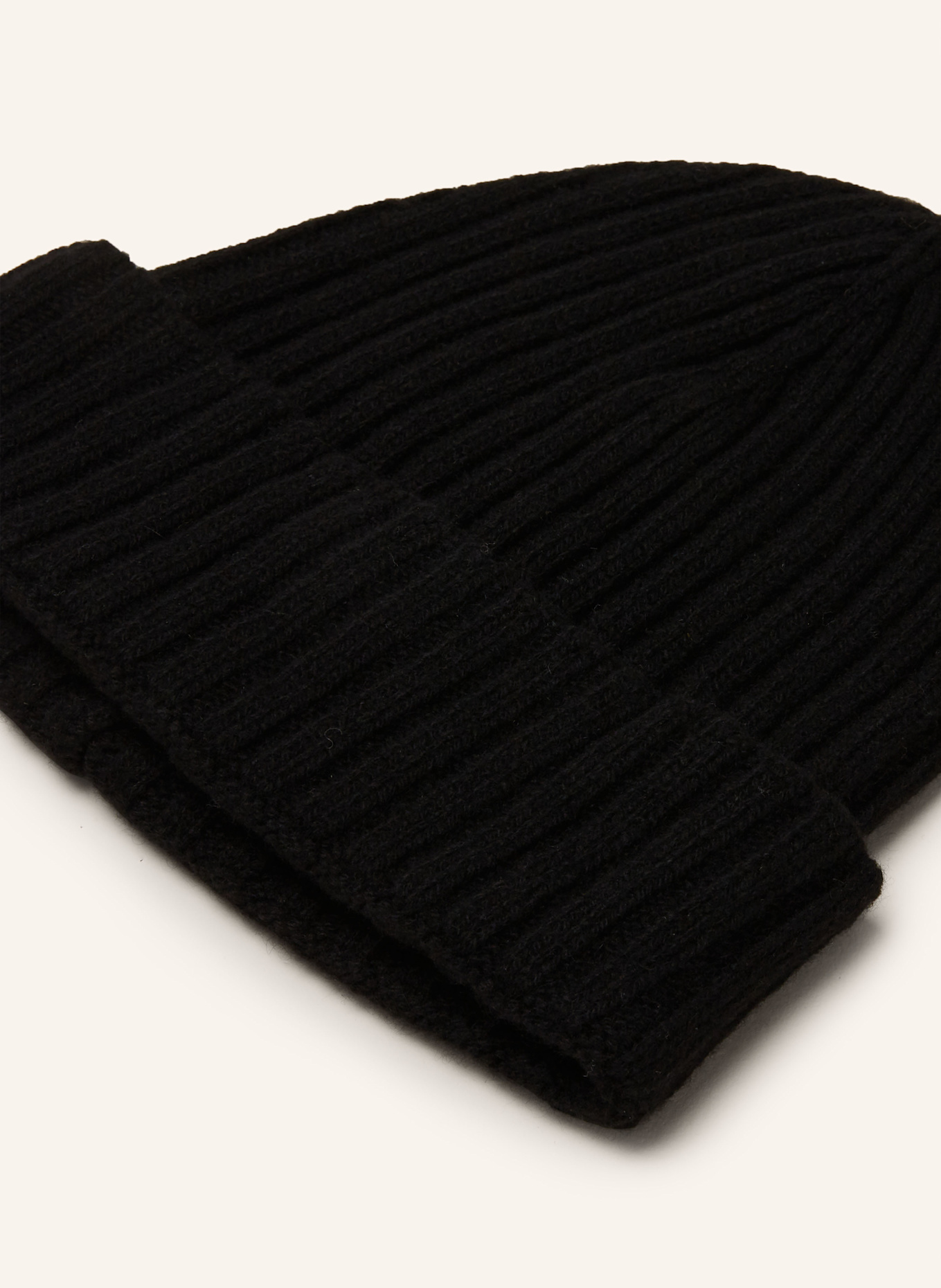 DANIELE FIESOLI Cashmere-Mütze: SCHWARZ