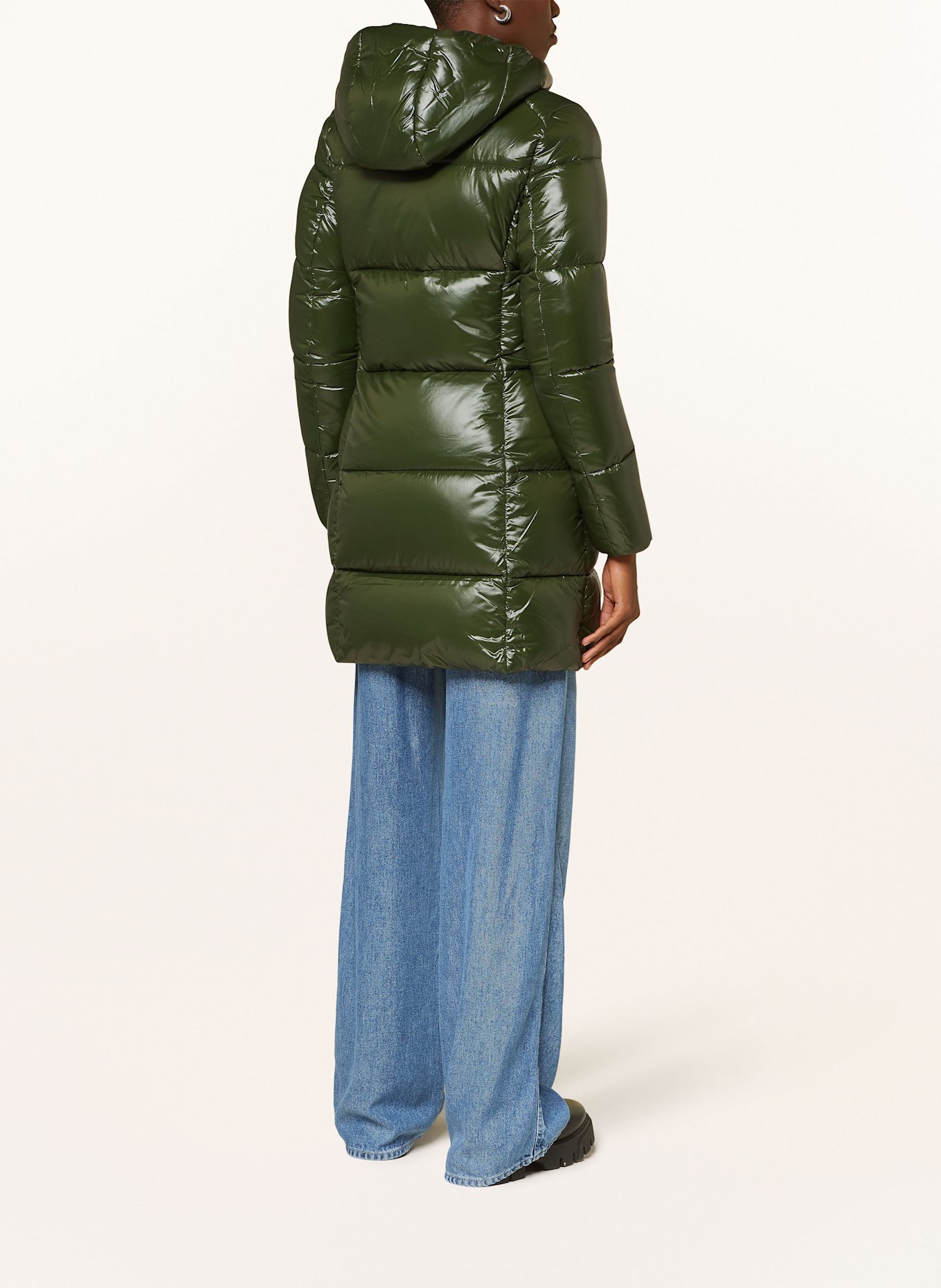 SAVE THE DUCK Steppmantel LUCK INES: DUNKELGRÜN