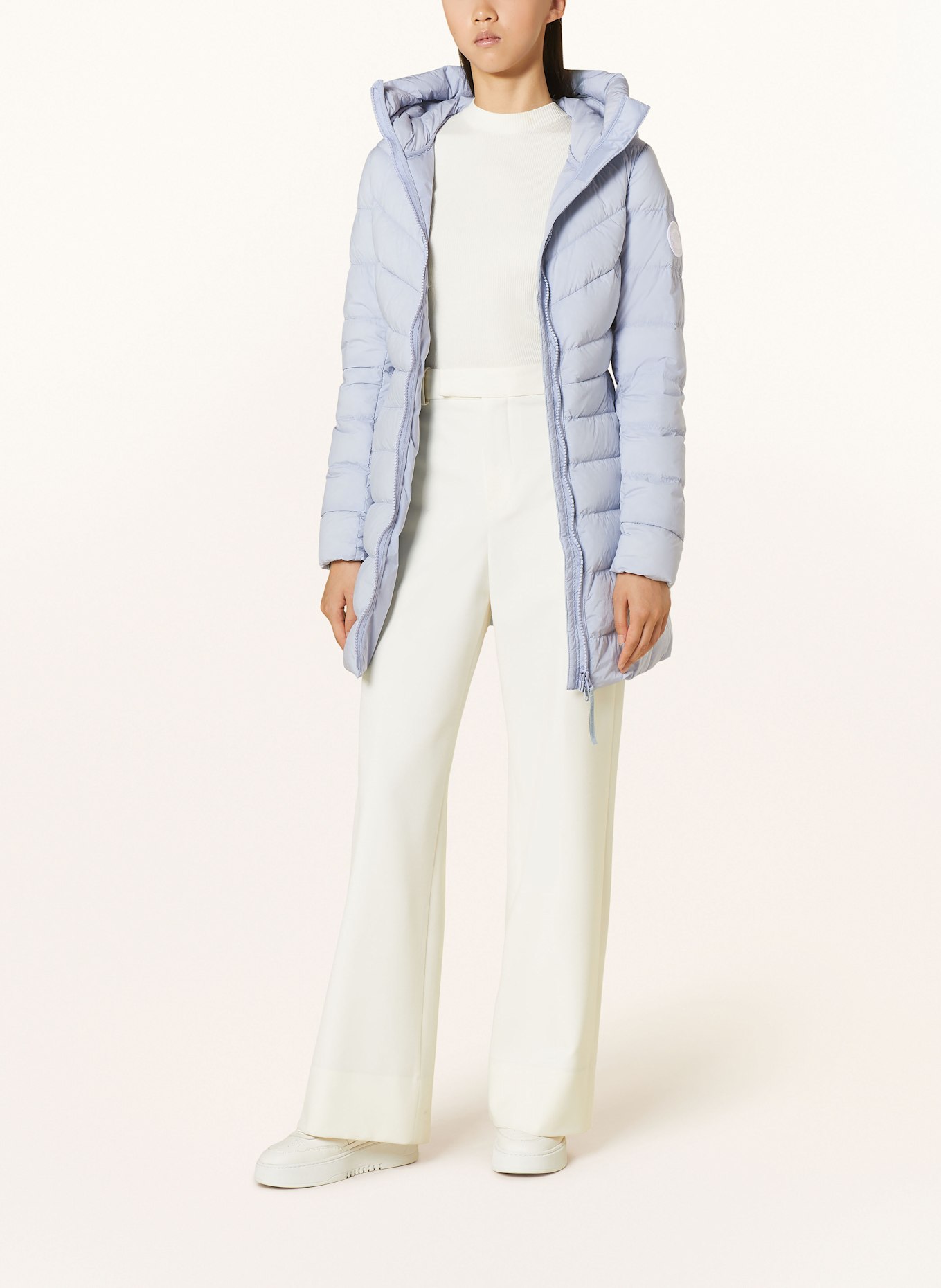 CANADA GOOSE Down coat CLAIR, Color: LIGHT BLUE (Image 2)