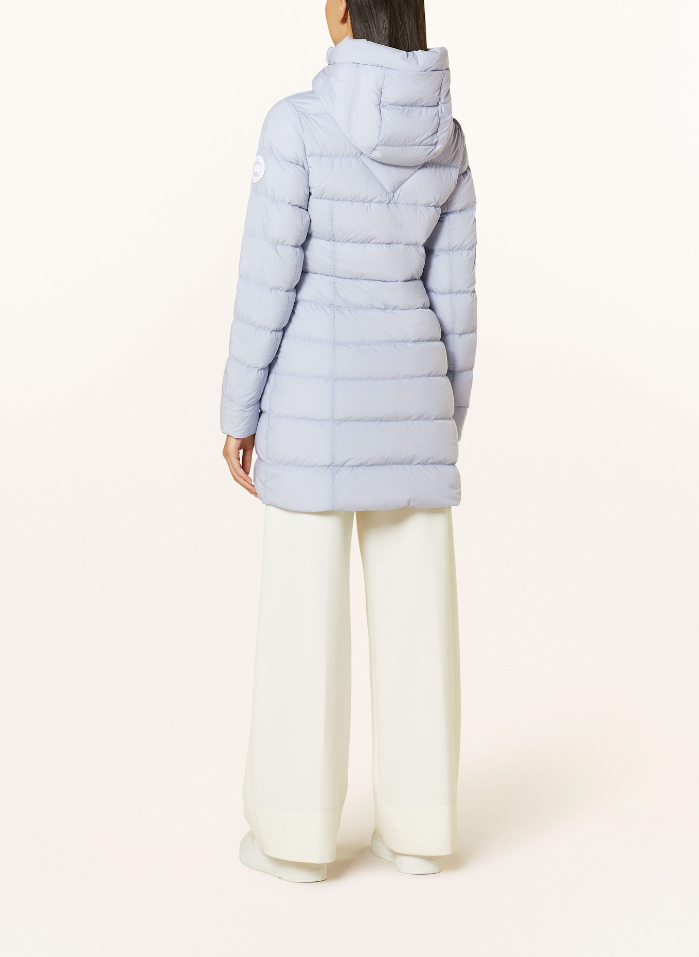 CANADA GOOSE Down coat CLAIR, Color: LIGHT BLUE (Image 3)