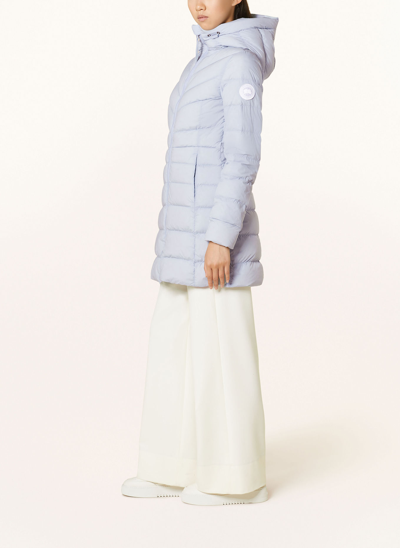 CANADA GOOSE Down coat CLAIR, Color: LIGHT BLUE (Image 4)