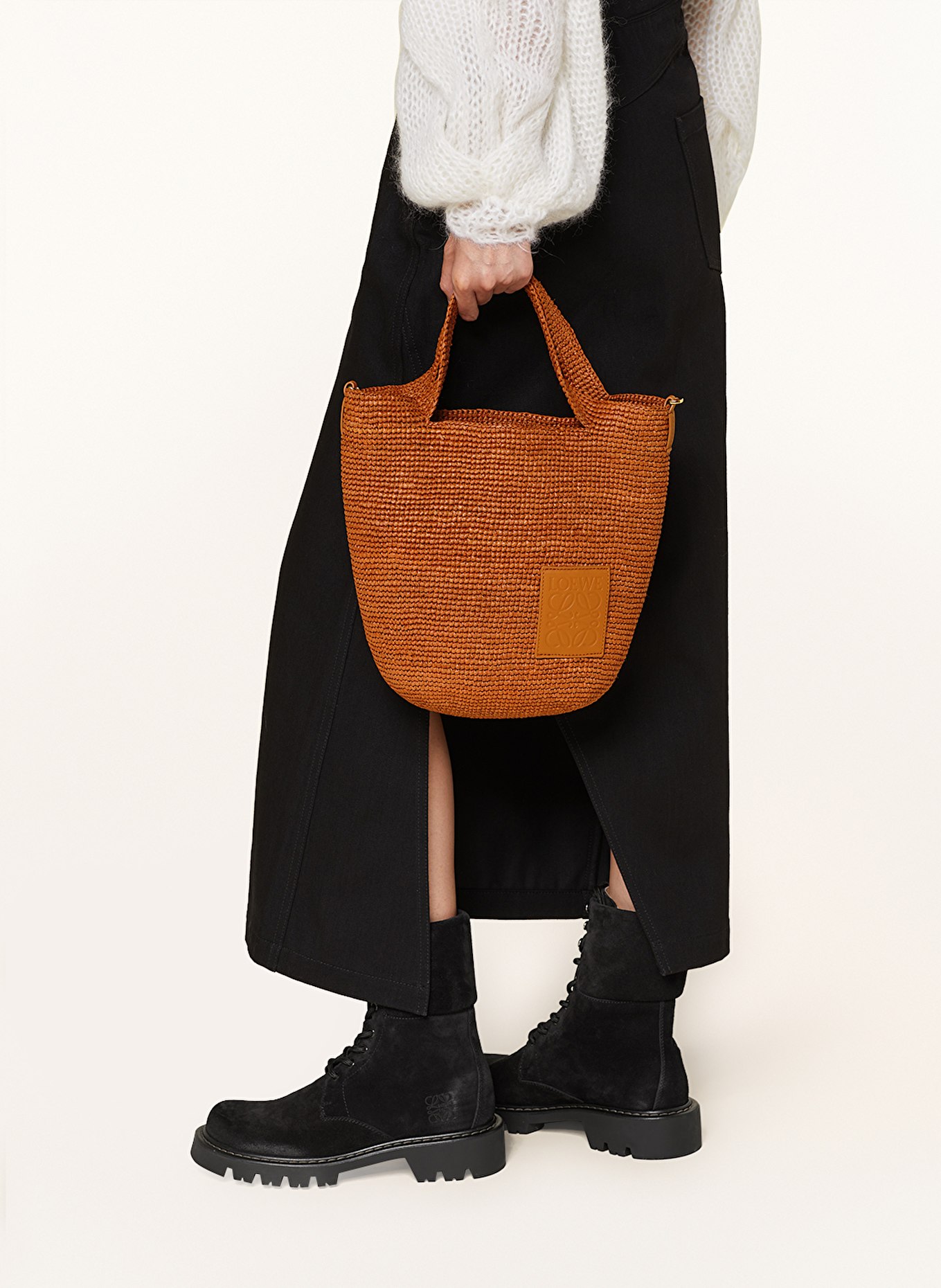 LOEWE Crossbody bag SLIT MINI in brown