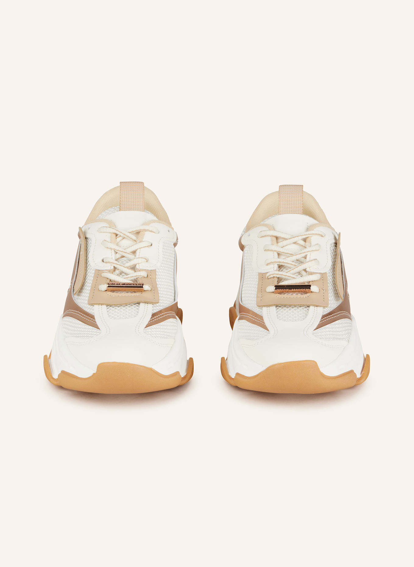 STEVE MADDEN Sneaker POSSESSION-E: WEISS / BEIGE