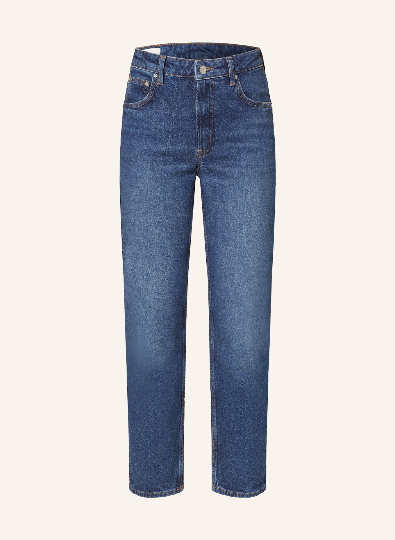 GANT 7/8 jeans, Color: 962 DARK BLUE BROKEN IN (Image 1)