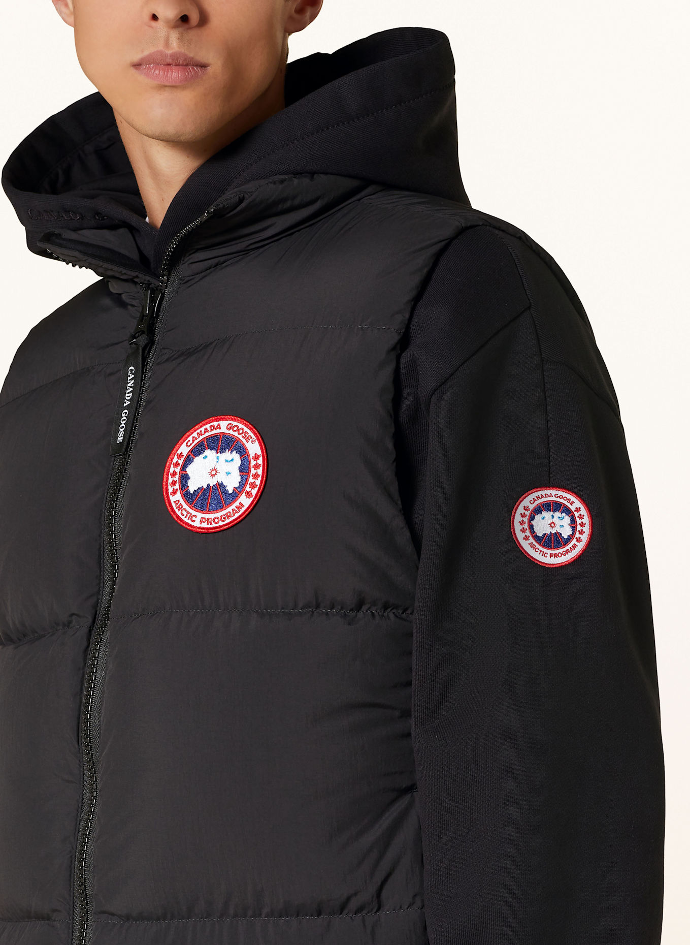 CANADA GOOSE Down vest LAWRENCE, Color: BLACK (Image 4)