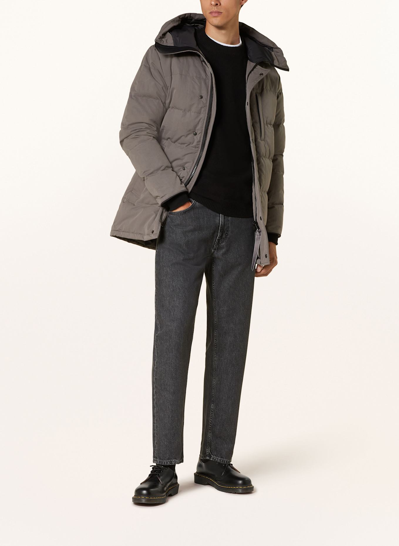 CANADA GOOSE Daunenparka CARSON: GRAU