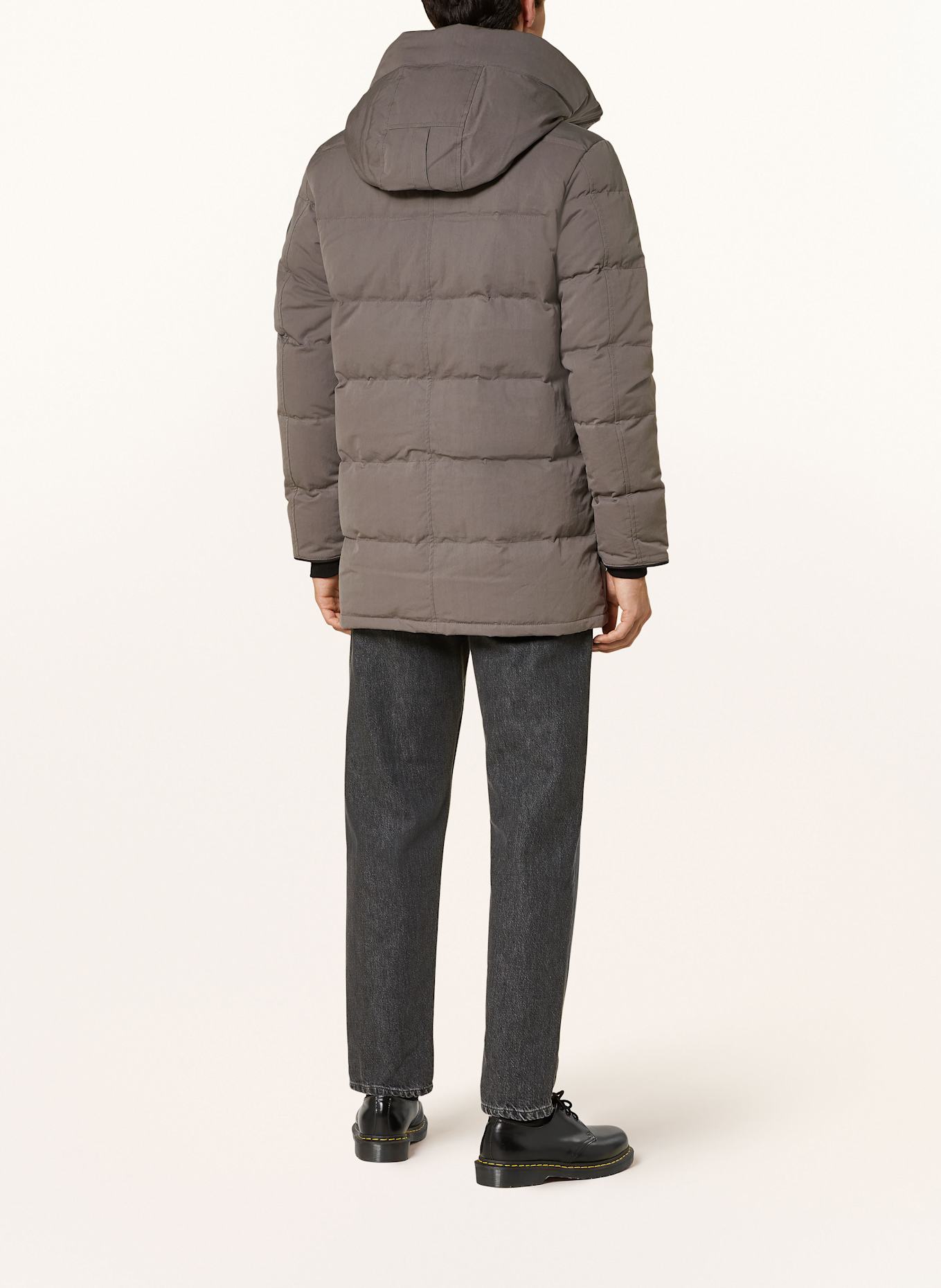 CANADA GOOSE Daunenparka CARSON: GRAU
