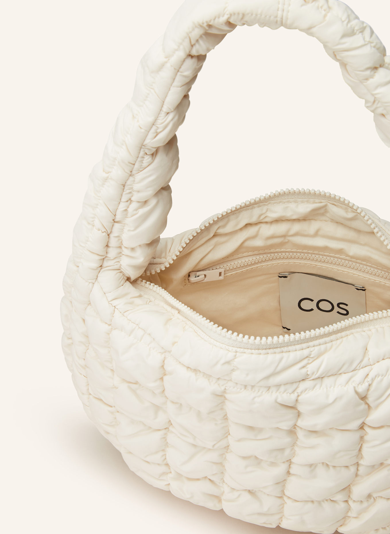 COS Schultertasche, Farbe: BEIGE (Bild 3)