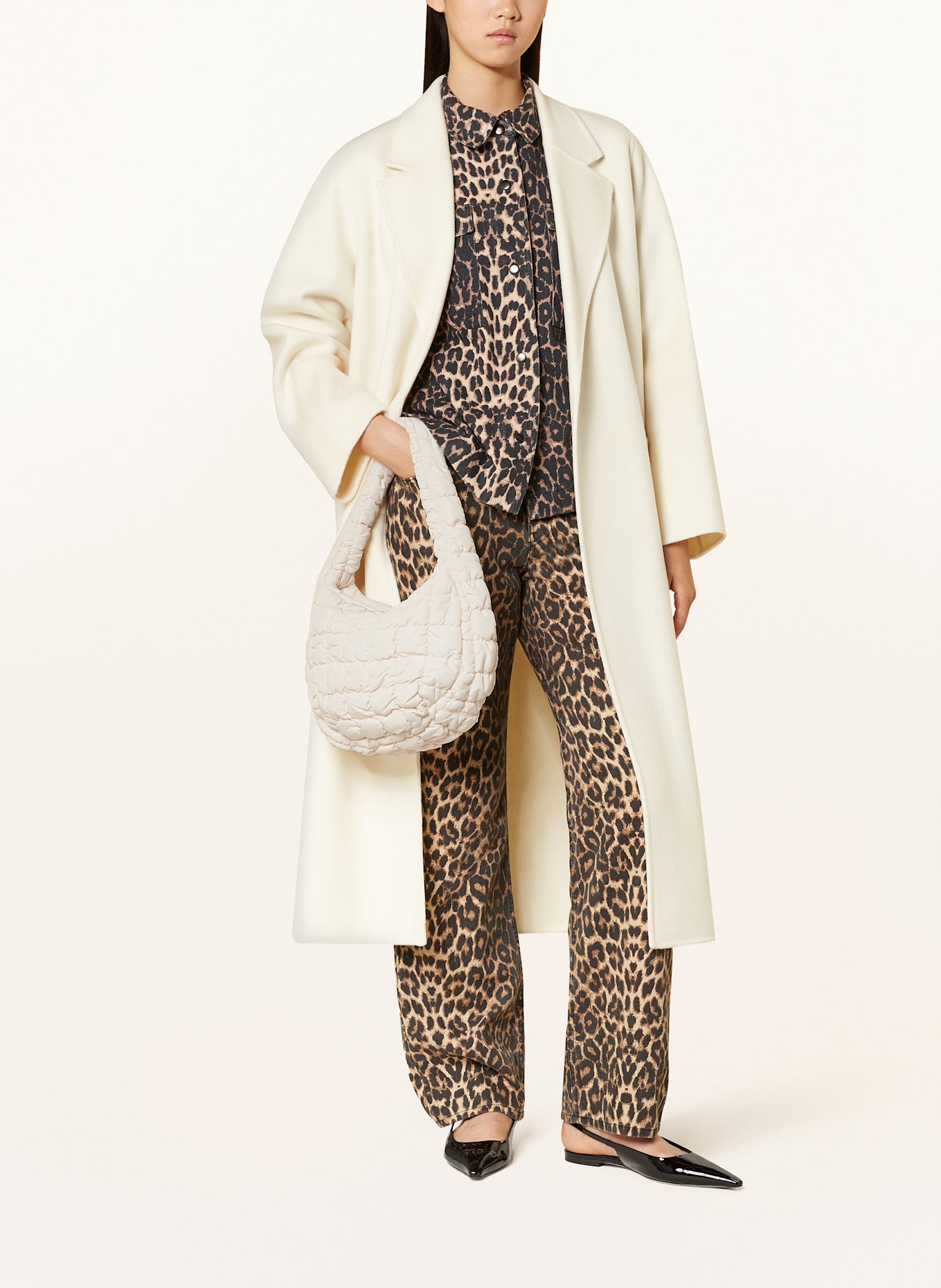 COS Schultertasche, Farbe: BEIGE (Bild 5)