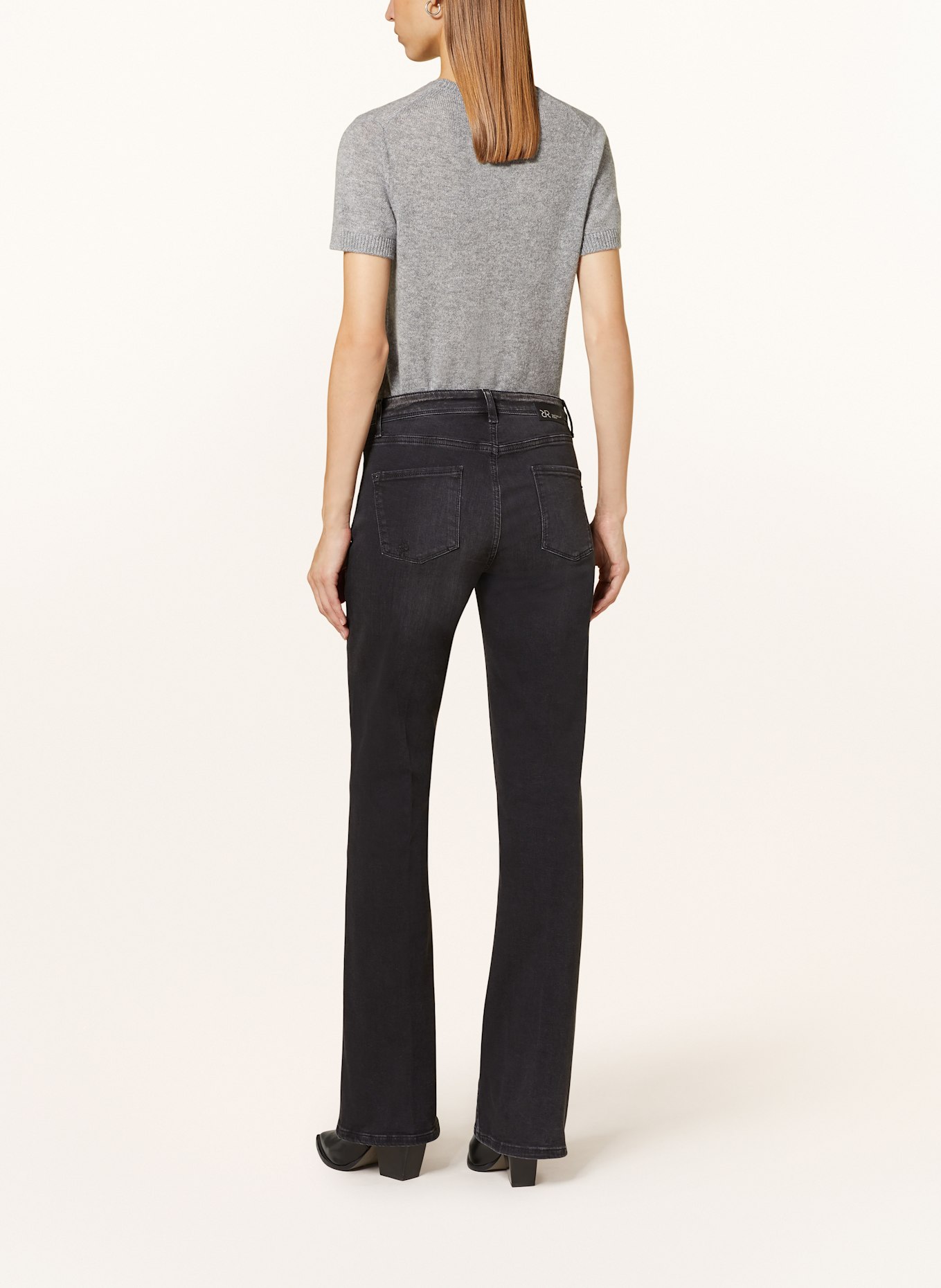 RAFFAELLO ROSSI Flared Jeans VIC, Farbe: 980 ASPHALT (Bild 3)