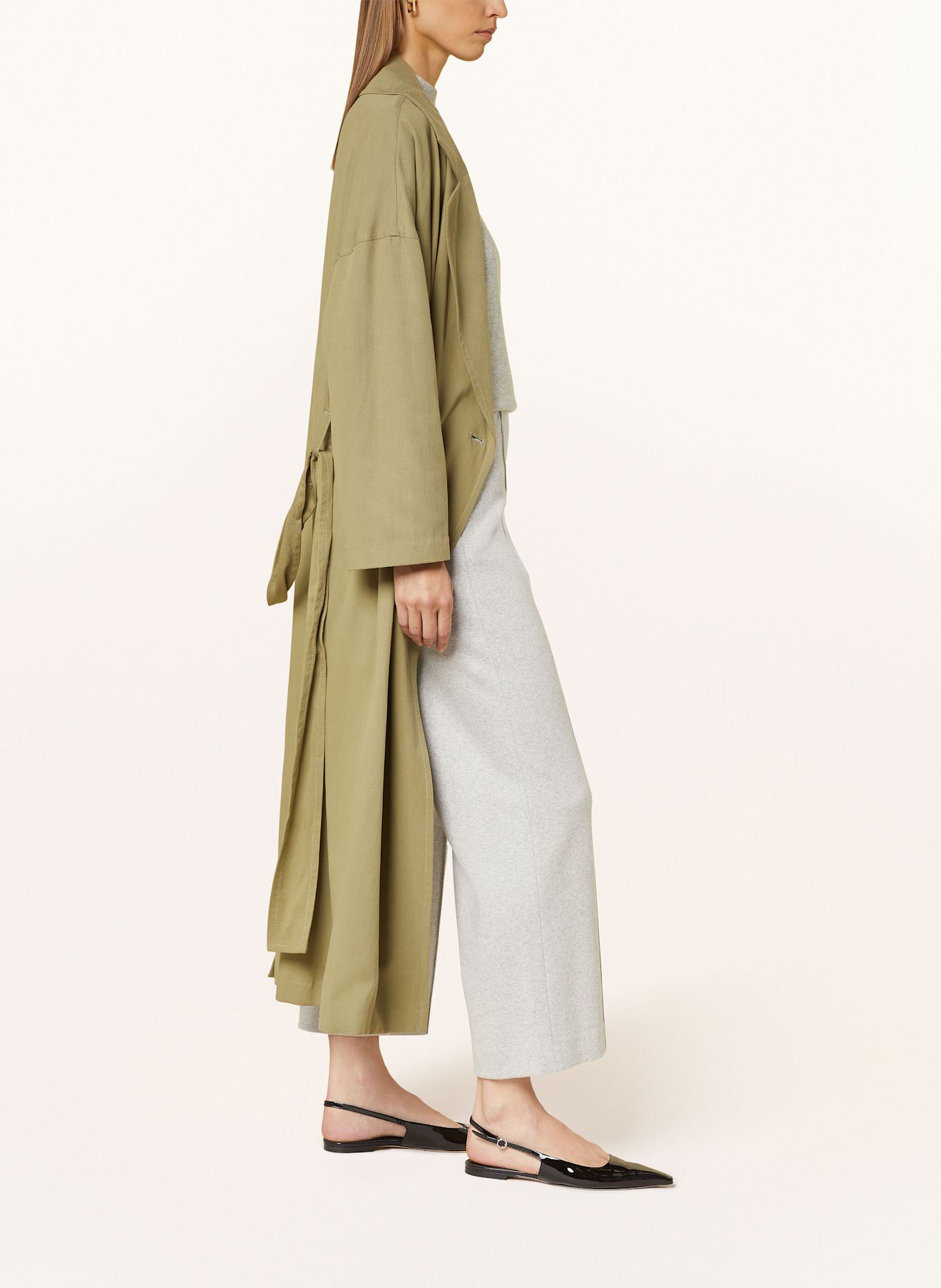 RAFFAELLO ROSSI Sleeveless trousers ELAINE: LIGHT GRAY