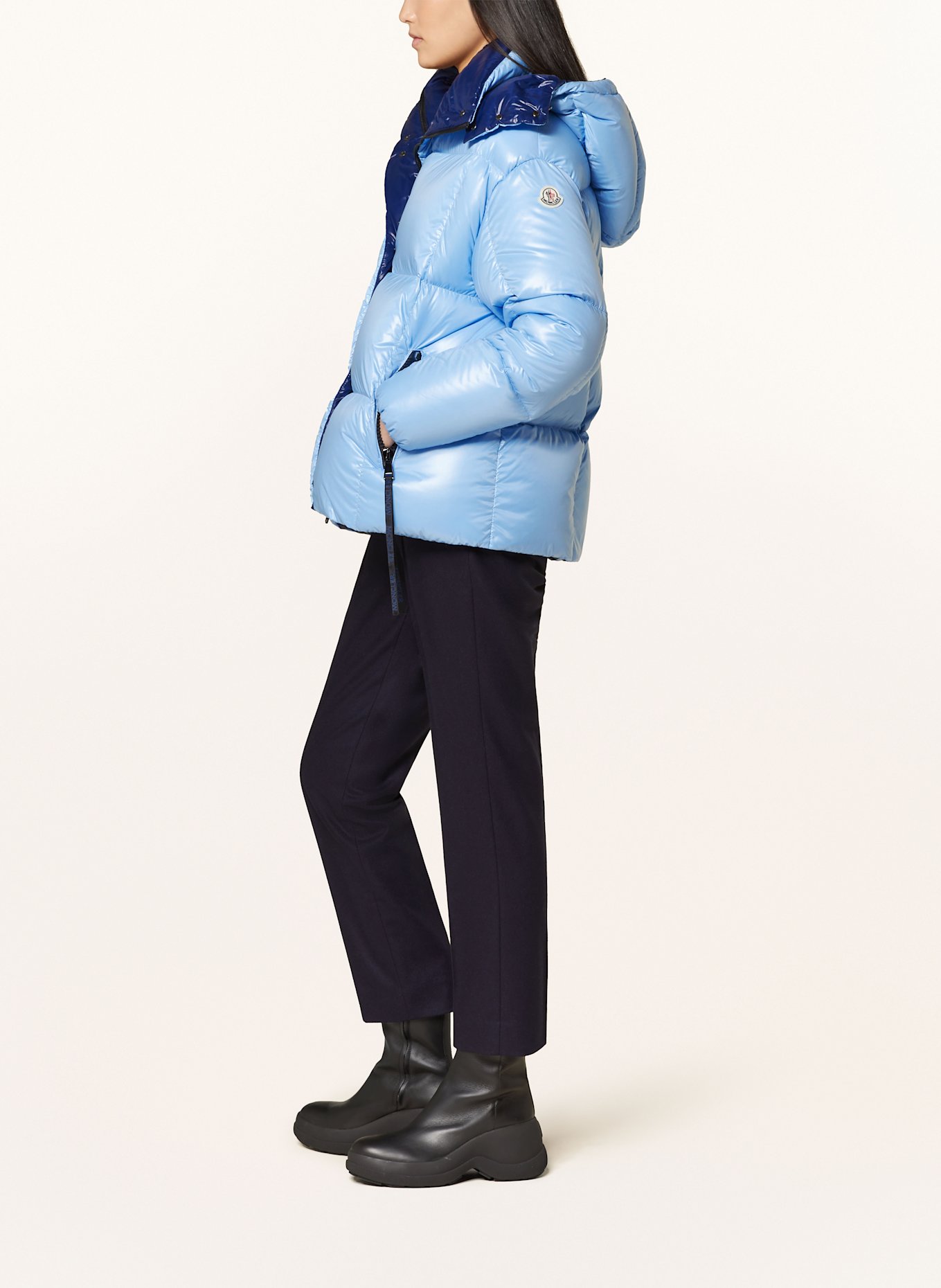 MONCLER Daunenjacke PARANA: HELLBLAU