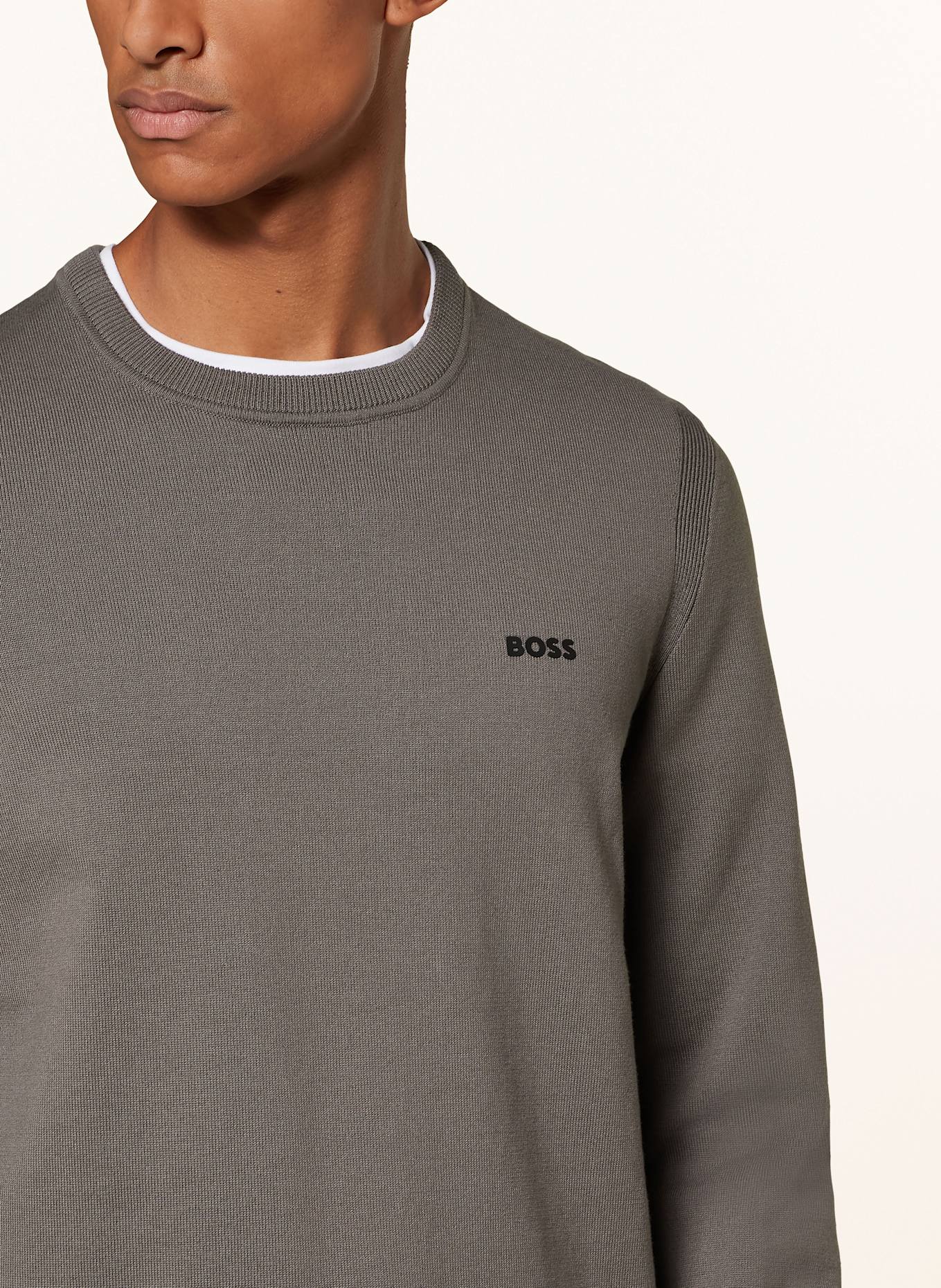 BOSS Pullover EVER-X, Farbe: GRAU (Bild 4)