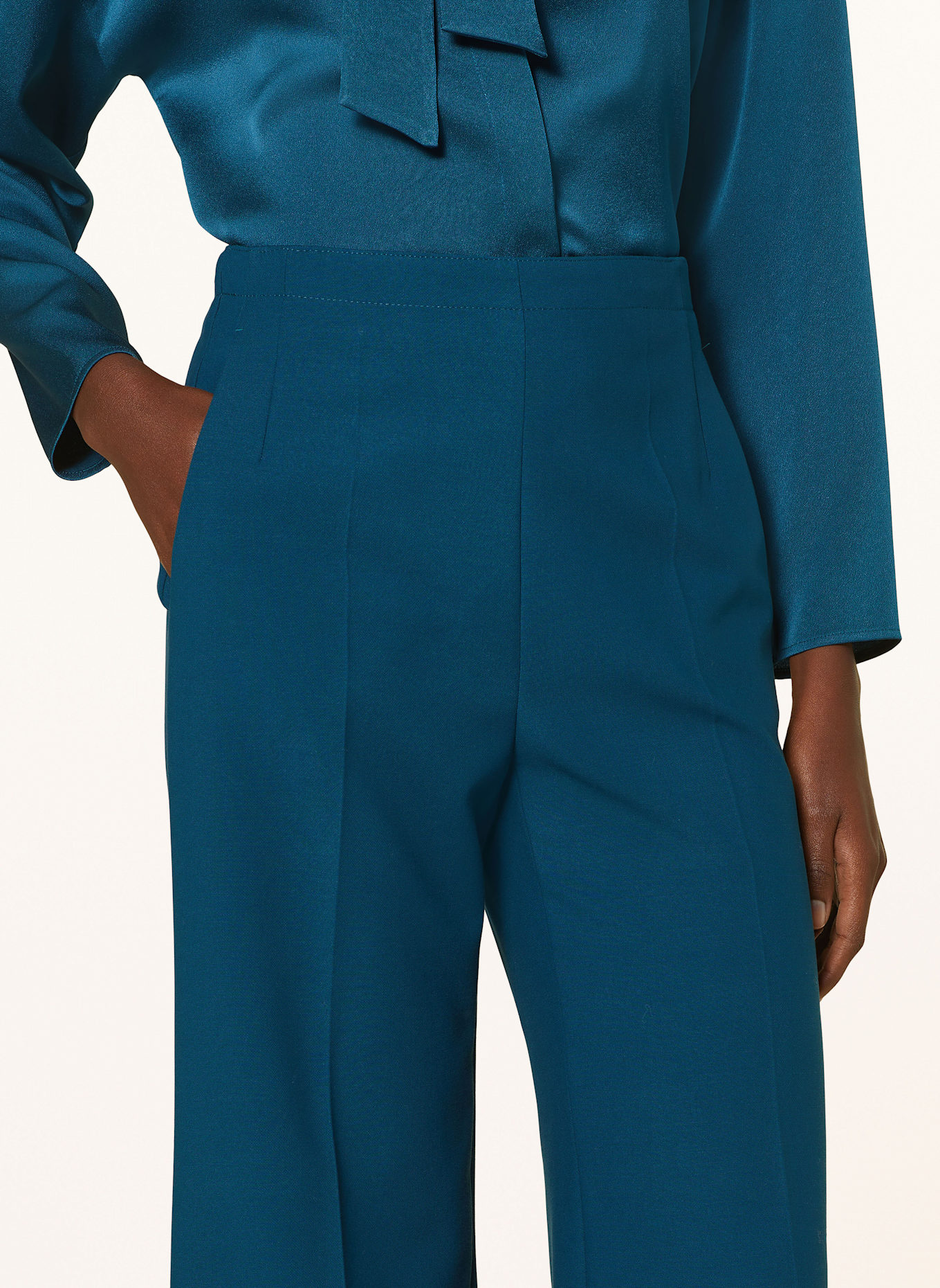 windsor. Wide leg trousers, Color: TEAL (Image 5)