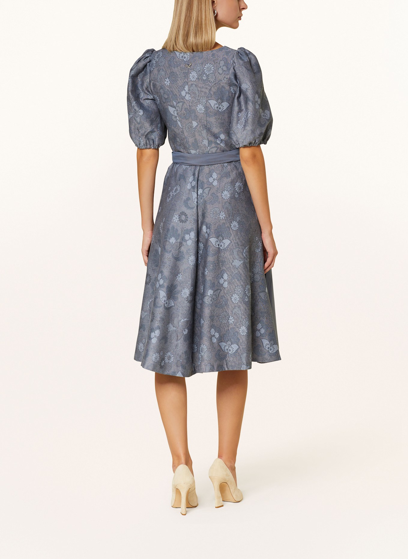 CocoVero Dirndl PAULINE: GRAU/ BLAUGRAU