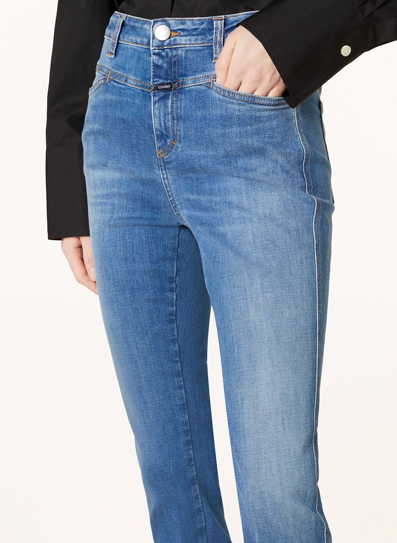 CLOSED Skinny Jeans PUSHER, Farbe: MBL MID BLUE (Bild 5)