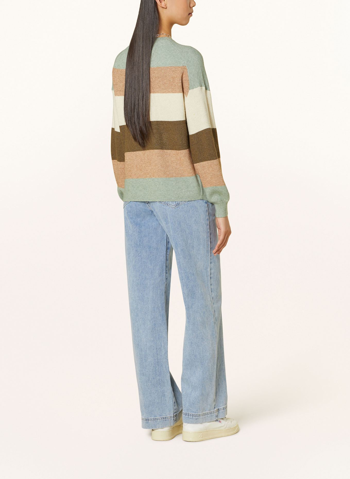 ONLY Svetr: SVĚTLE ZELENÁ / HNĚDÁ / KHAKI