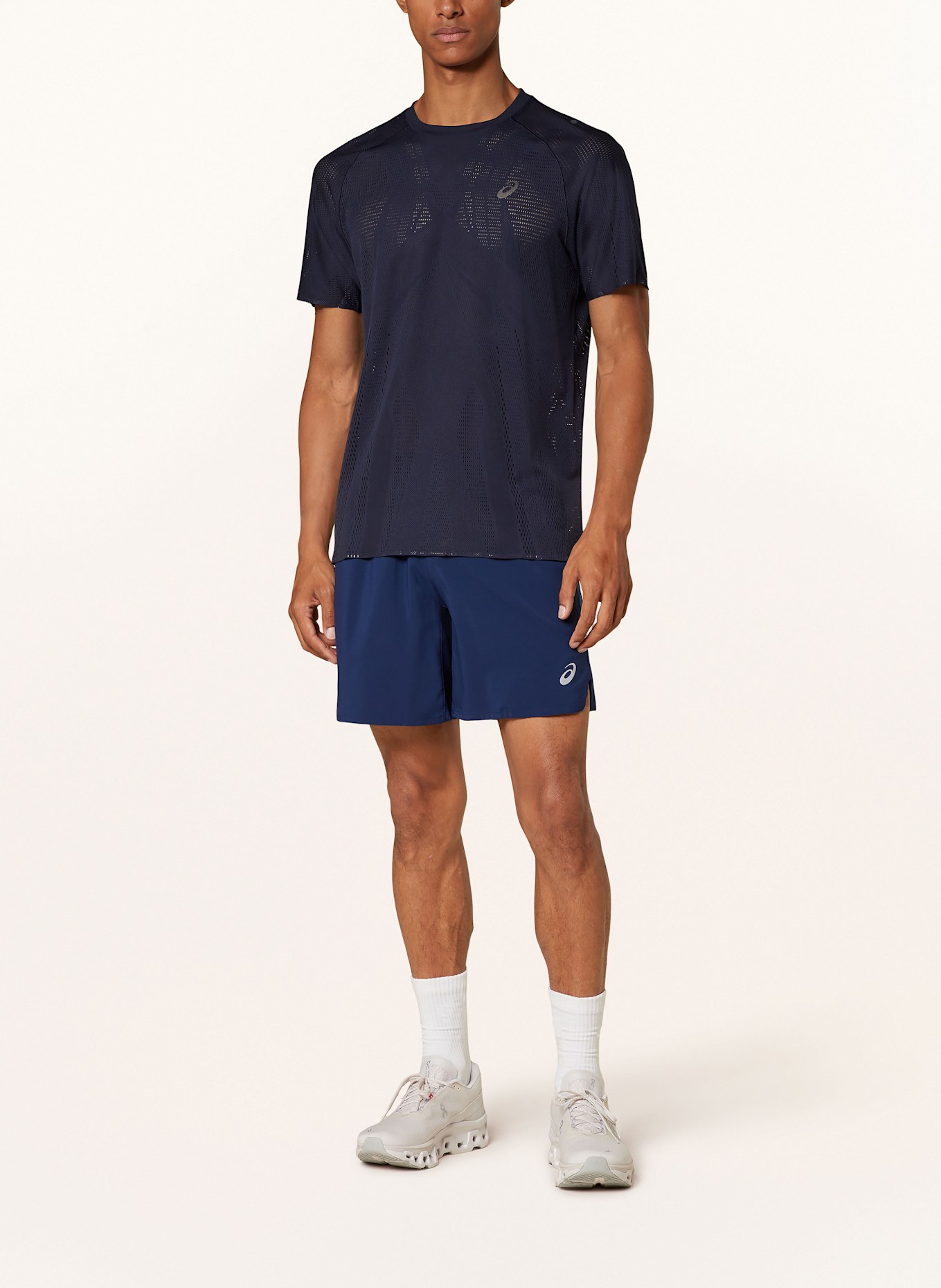 ASICS Running shirt METARUN, Color: DARK BLUE (Image 2)