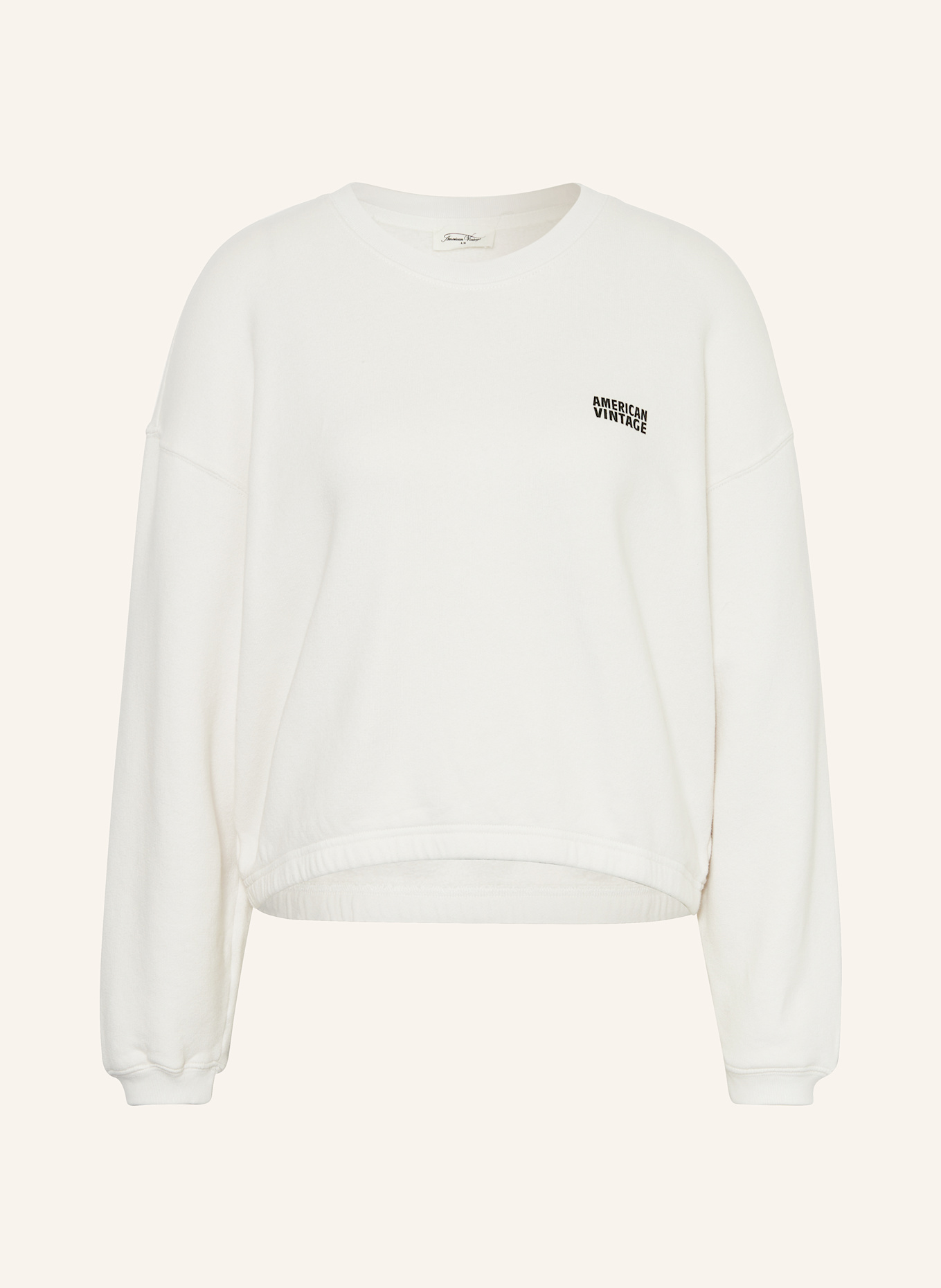 American Vintage Sweatshirt IZUBIRD, Color: WHITE (Image 1)