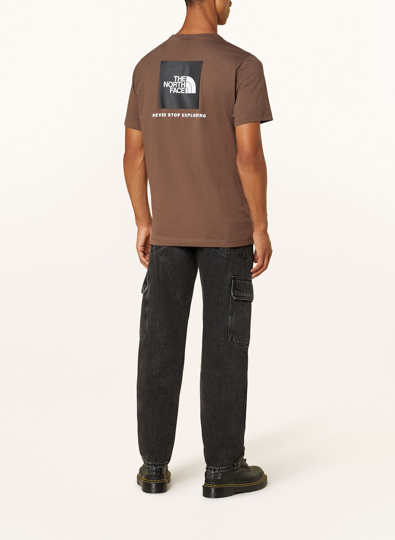 THE NORTH FACE T-shirt, Color: BROWN/ BLACK/ WHITE (Image 2)