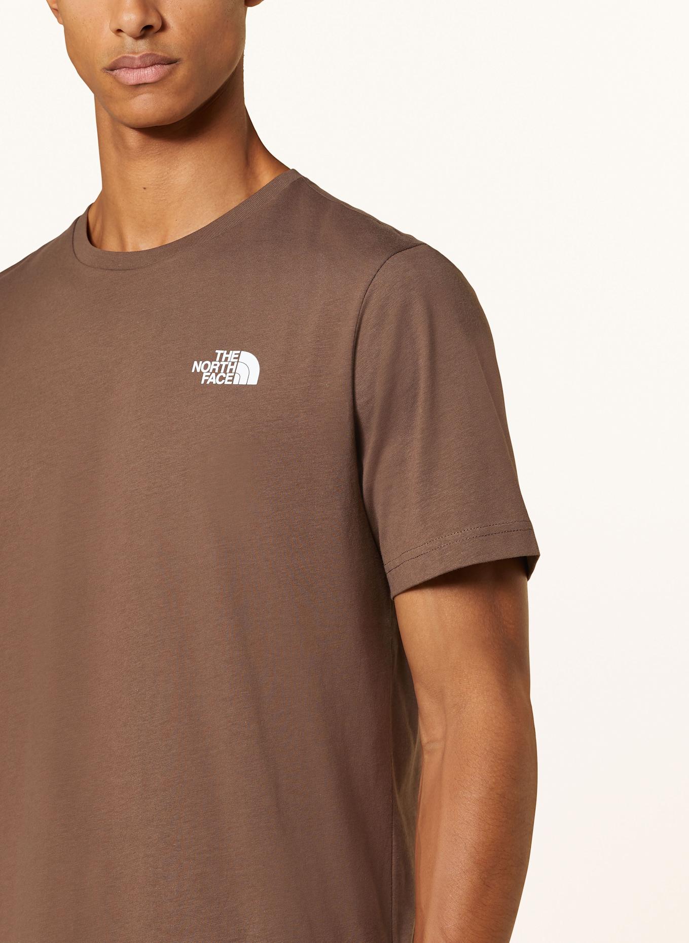 THE NORTH FACE T-shirt, Color: BROWN/ BLACK/ WHITE (Image 4)