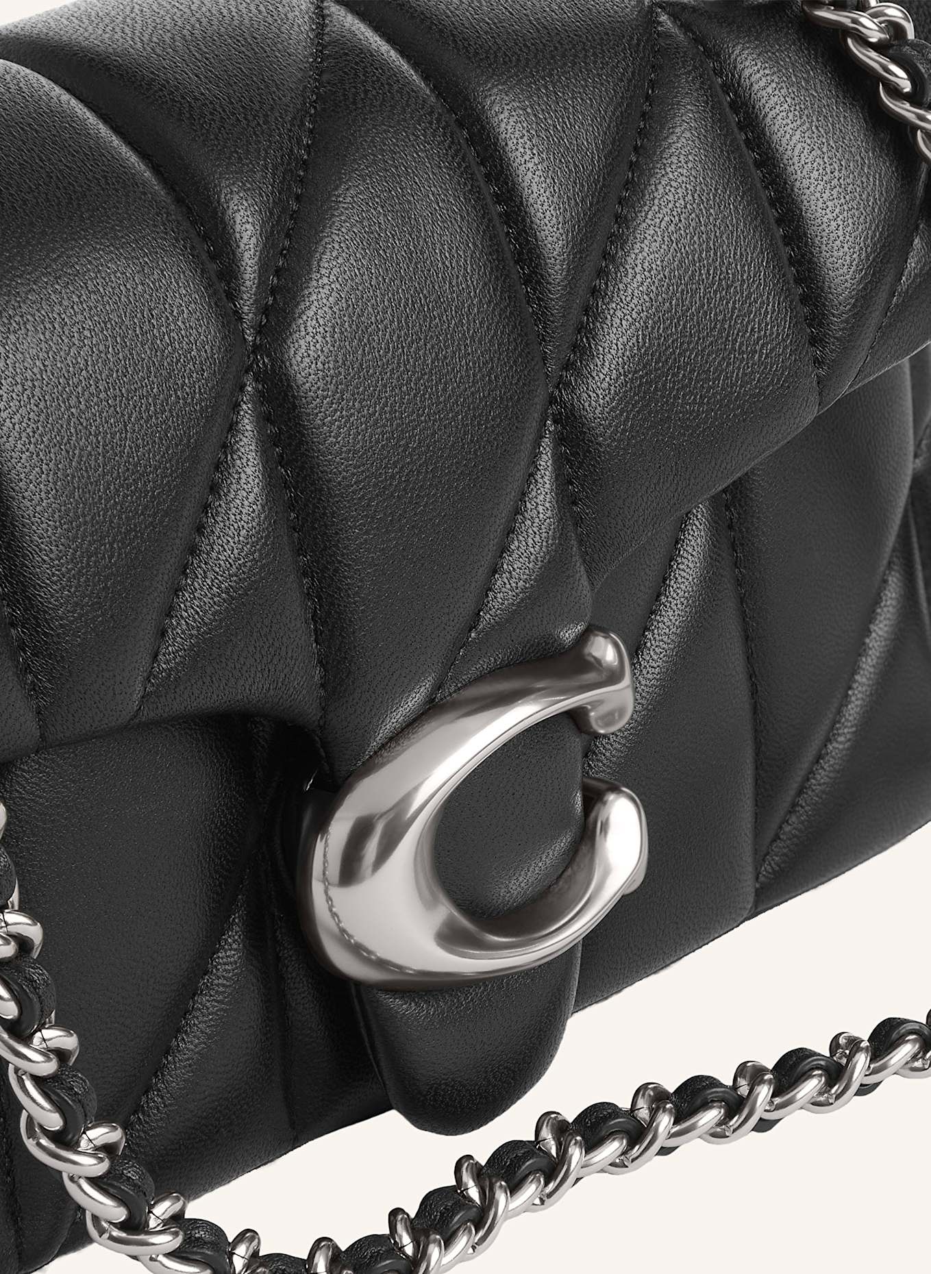 COACH Umhängetasche TABBY 20: SCHWARZ