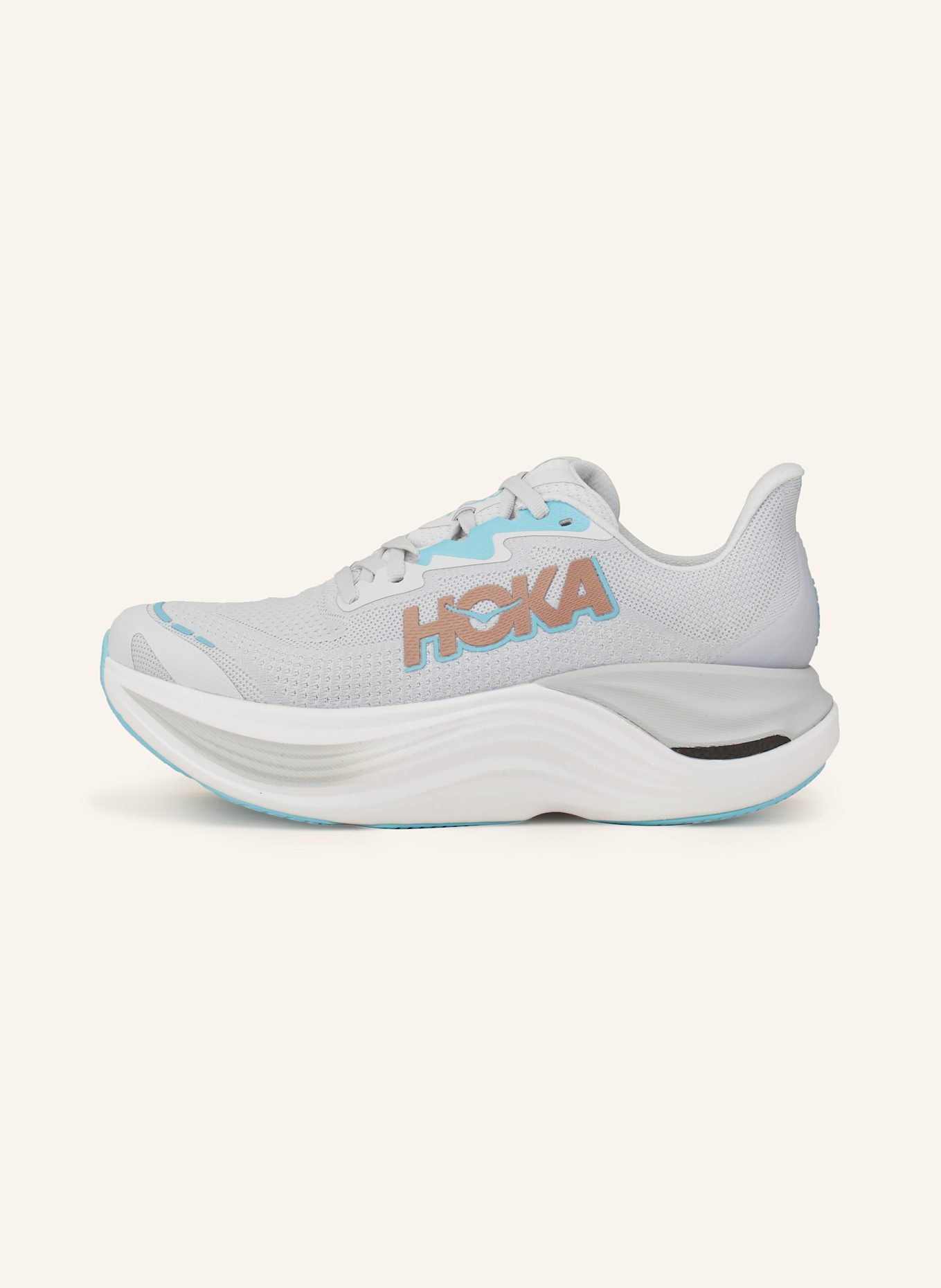 HOKA Laufschuhe SKYWARD X, Farbe: WEISS/ NEONTÜRKIS (Bild 4)