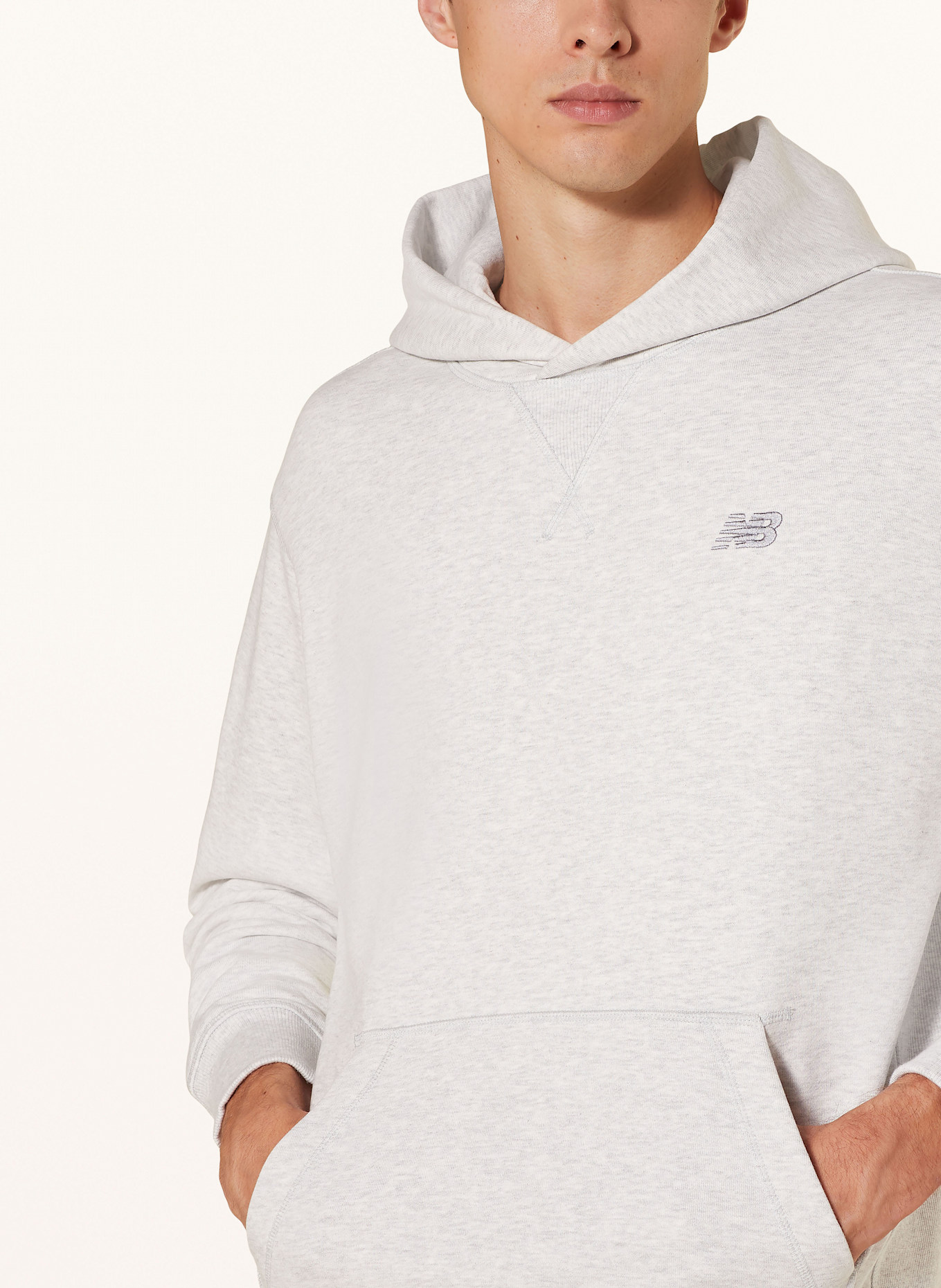 new balance Hoodie ATHLETICS: HELLGRAU