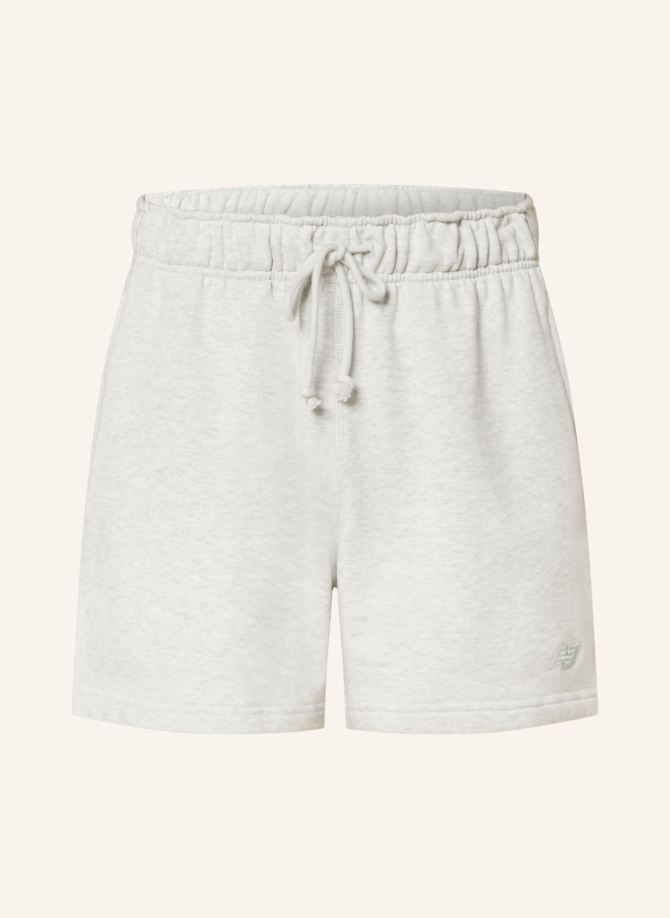 new balance Sweat shorts, Color: LIGHT GRAY (Image 1)