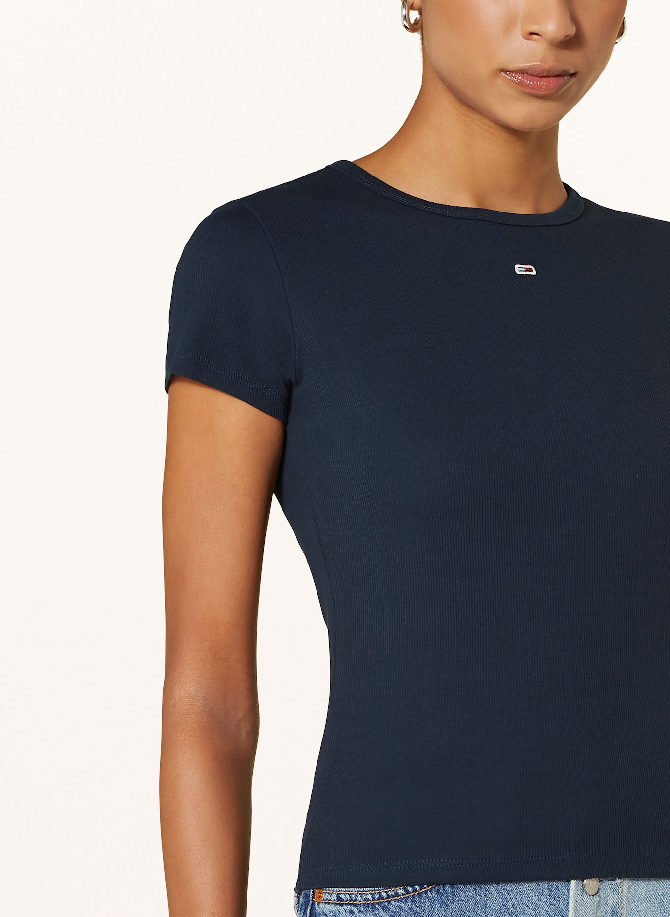 TOMMY JEANS T-Shirt: DUNKELBLAU