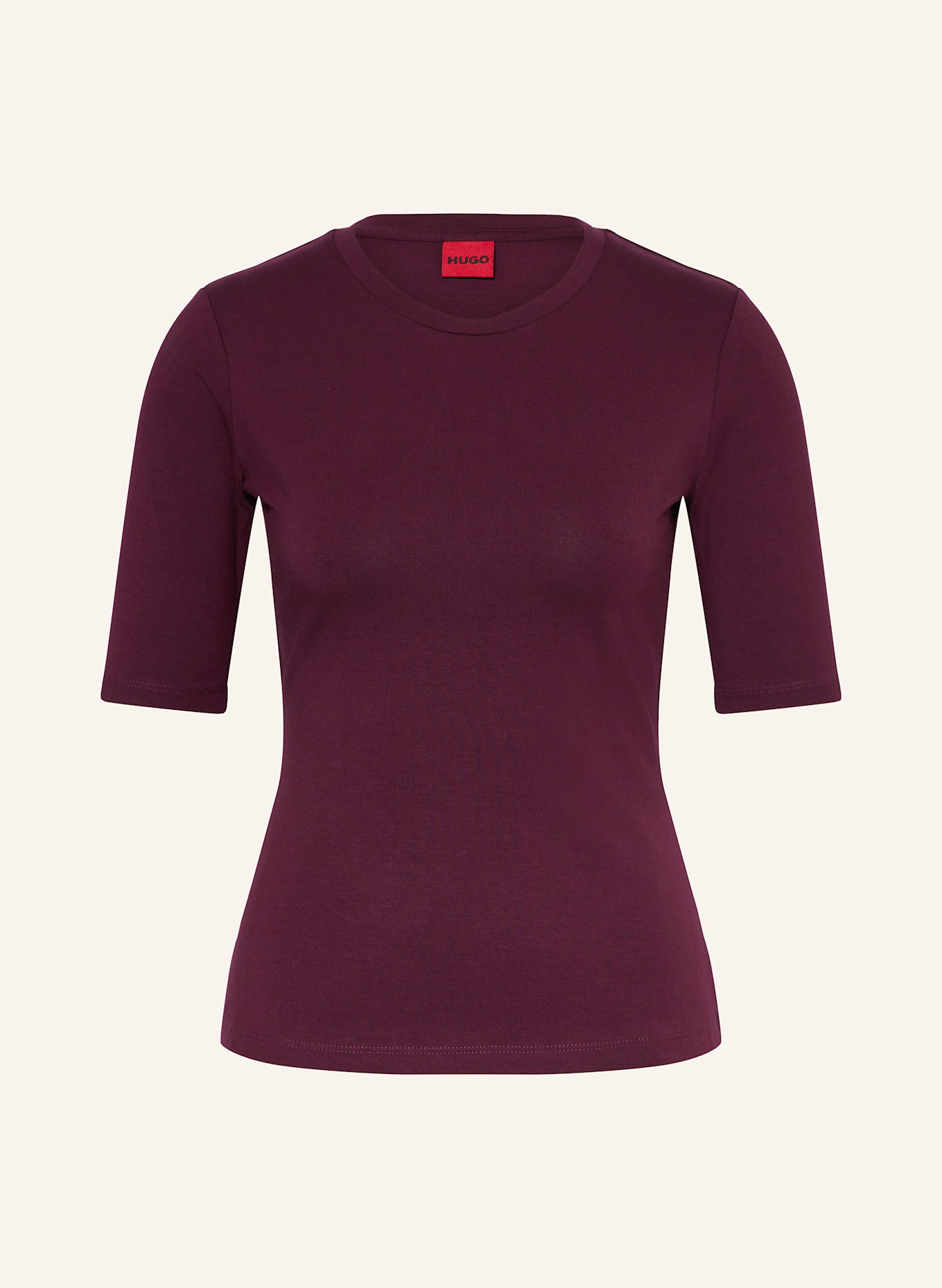 HUGO T-shirt DARNELIA, Color: DARK PURPLE (Image 1)