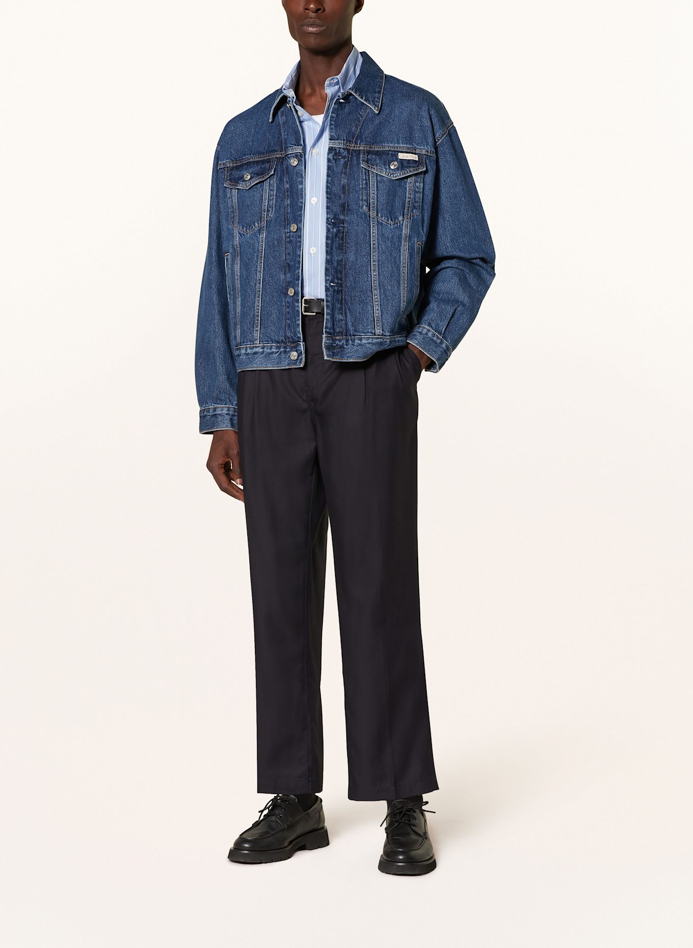 ARMEDANGELS Trousers CESAAR straight fit, Color: DARK BLUE (Image 2)