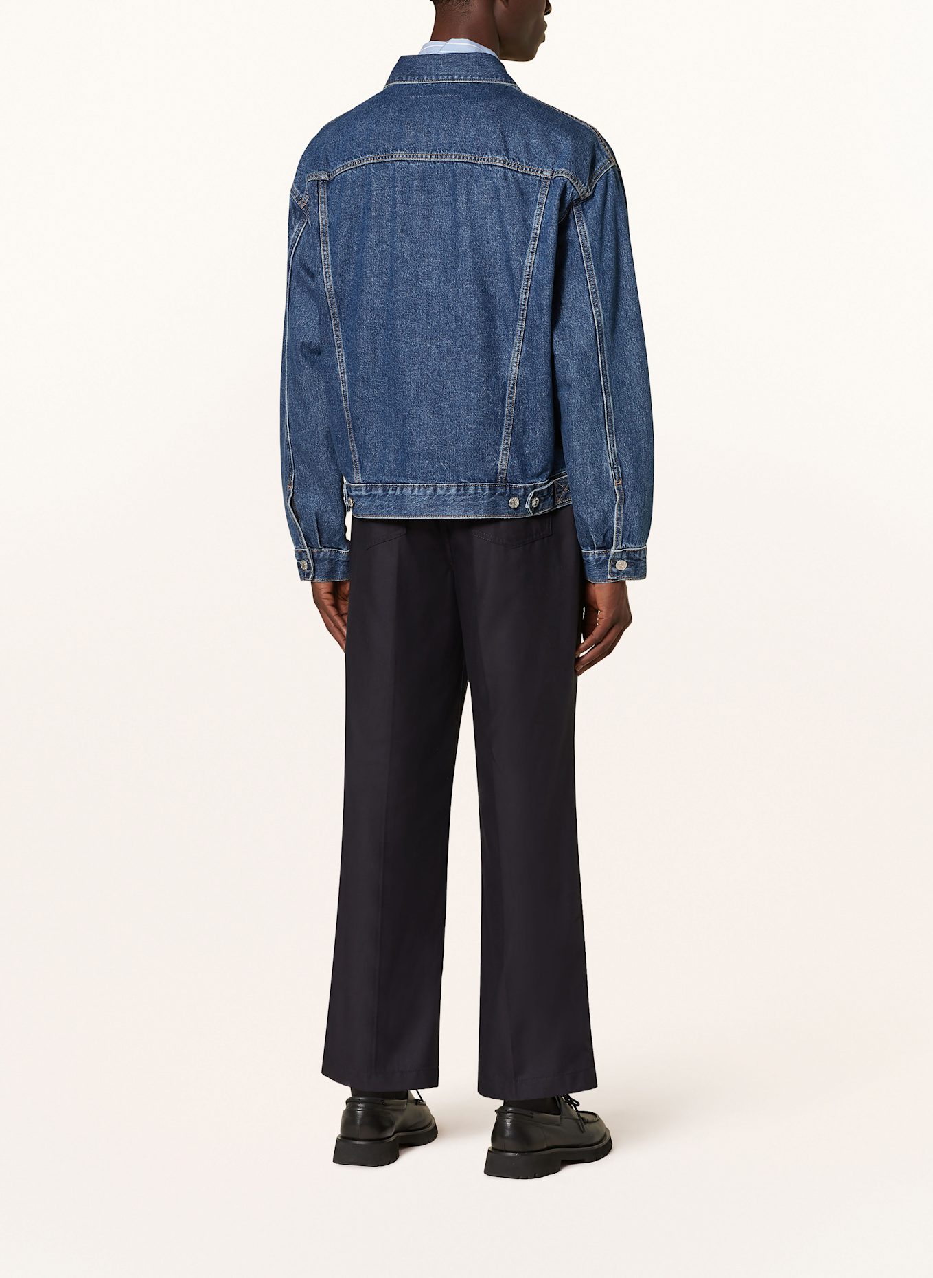 ARMEDANGELS Trousers CESAAR straight fit, Color: DARK BLUE (Image 3)