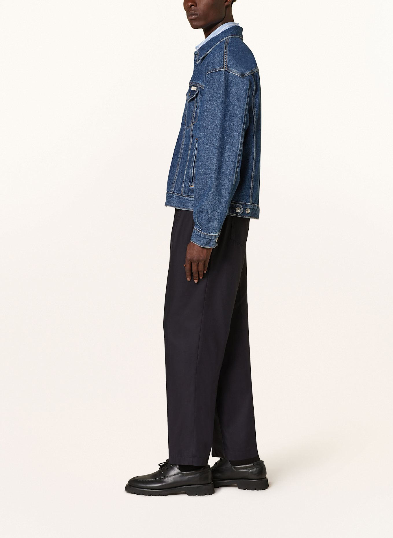 ARMEDANGELS Trousers CESAAR straight fit, Color: DARK BLUE (Image 4)