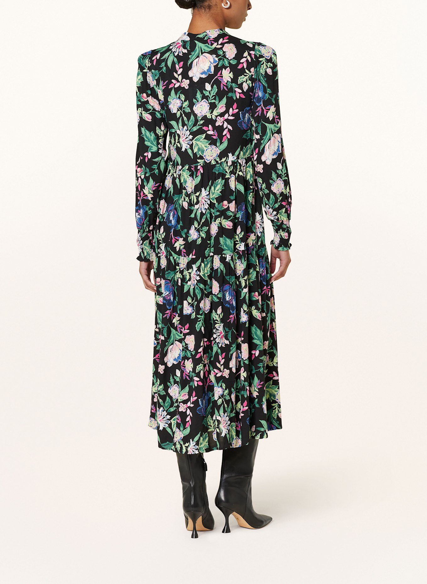 Y.A.S. Dress with ruffles, Color: msgm distressed denim shorts item (Image 3)