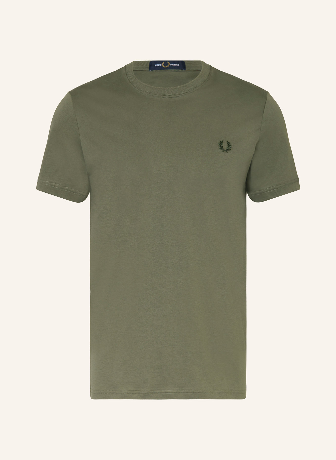 FRED PERRY T-shirt, Color: KHAKI (Image 1)