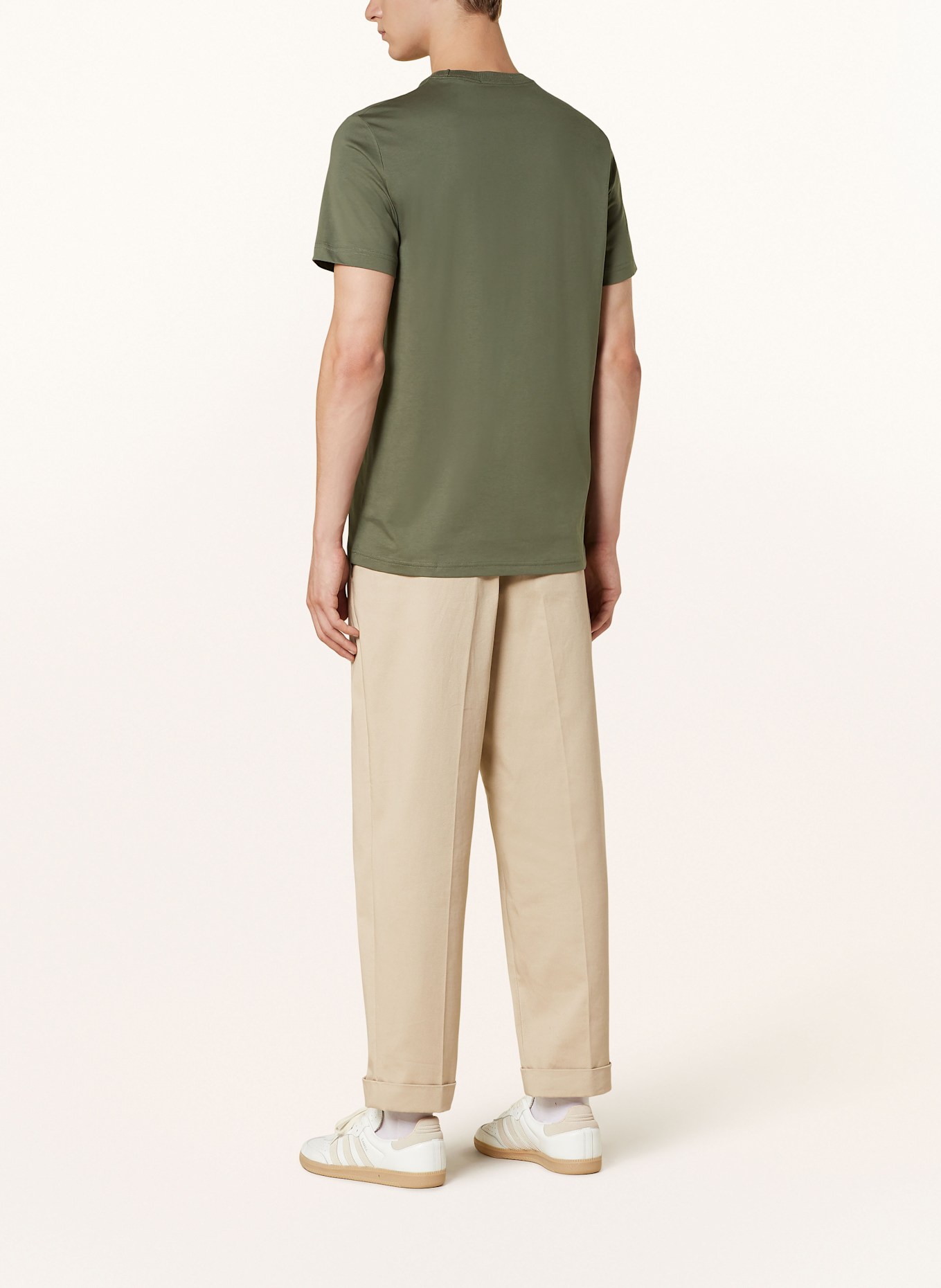 FRED PERRY T-shirt, Color: KHAKI (Image 3)